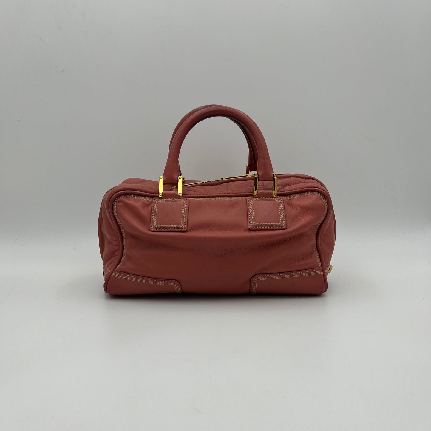 Loewe Pink Leather Amazona 28 Handbag