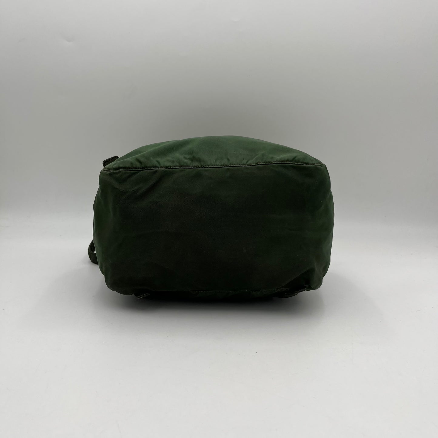 Prada Green Nylon Small Flap Backpack