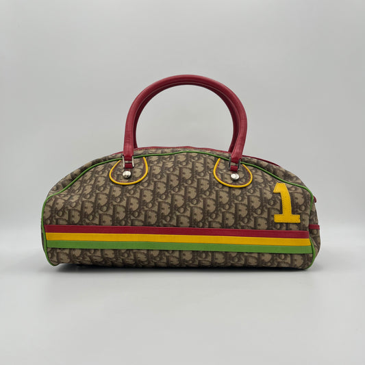 Christian Dior By John Galliano Rasta Bowler Bag