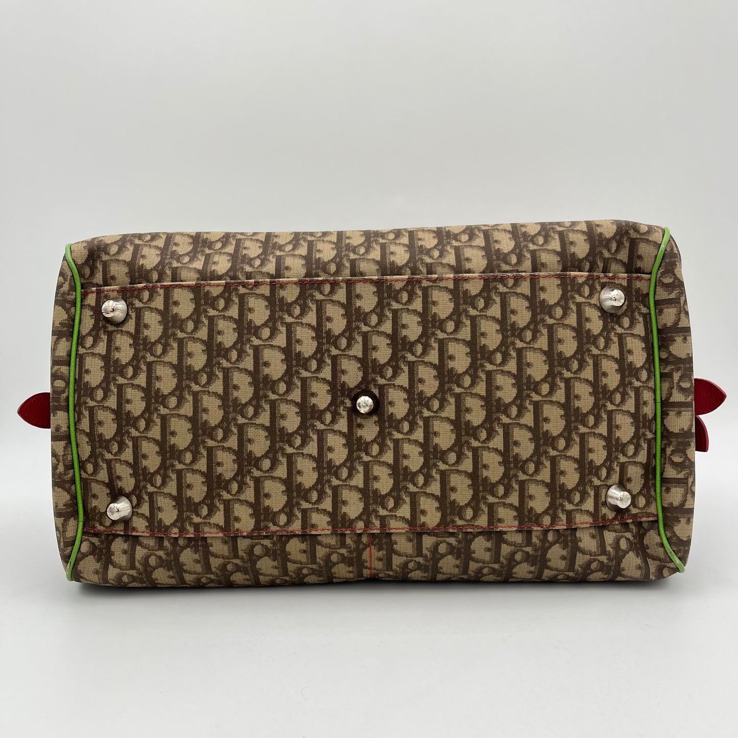 Christian Dior By John Galliano Rasta Bowler Bag