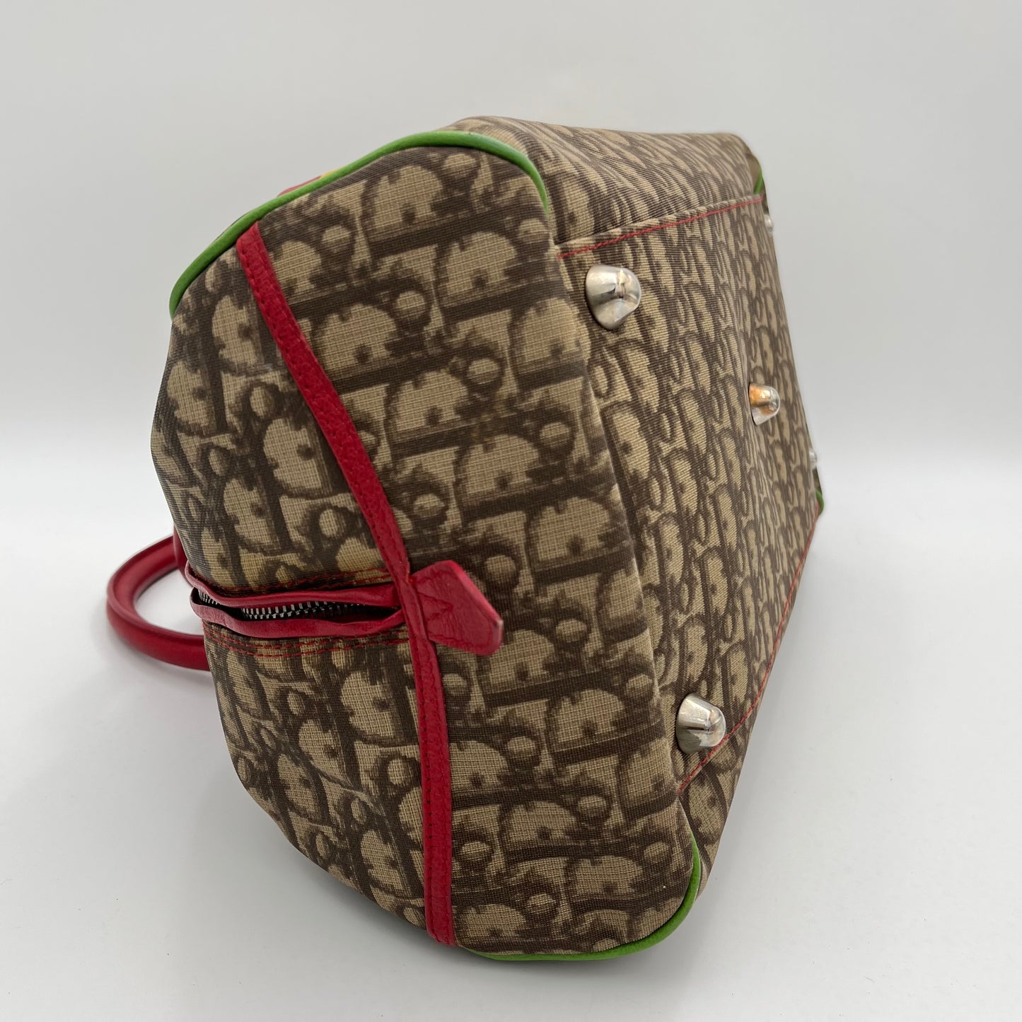 Christian Dior By John Galliano Rasta Bowler Bag