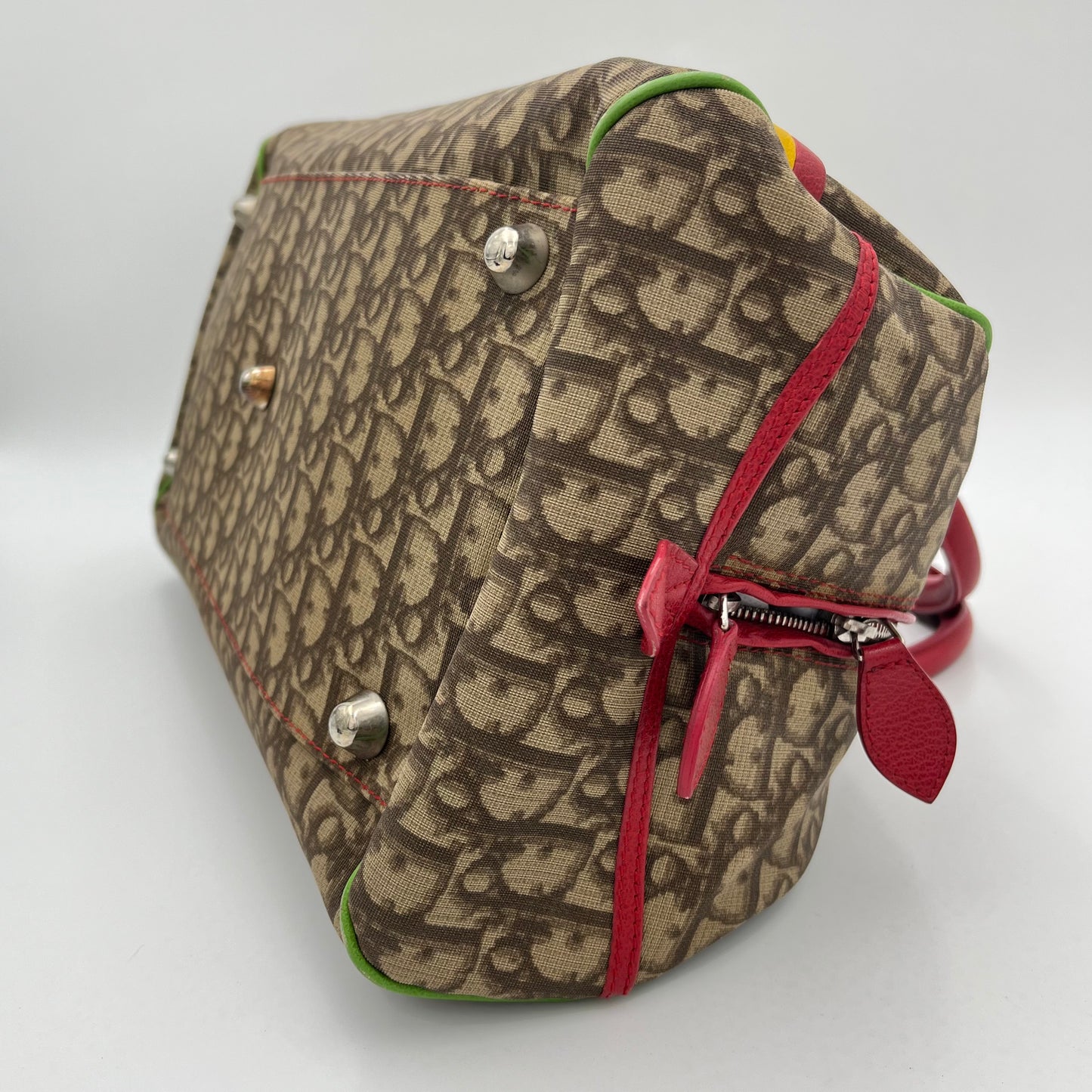 Christian Dior By John Galliano Rasta Bowler Bag
