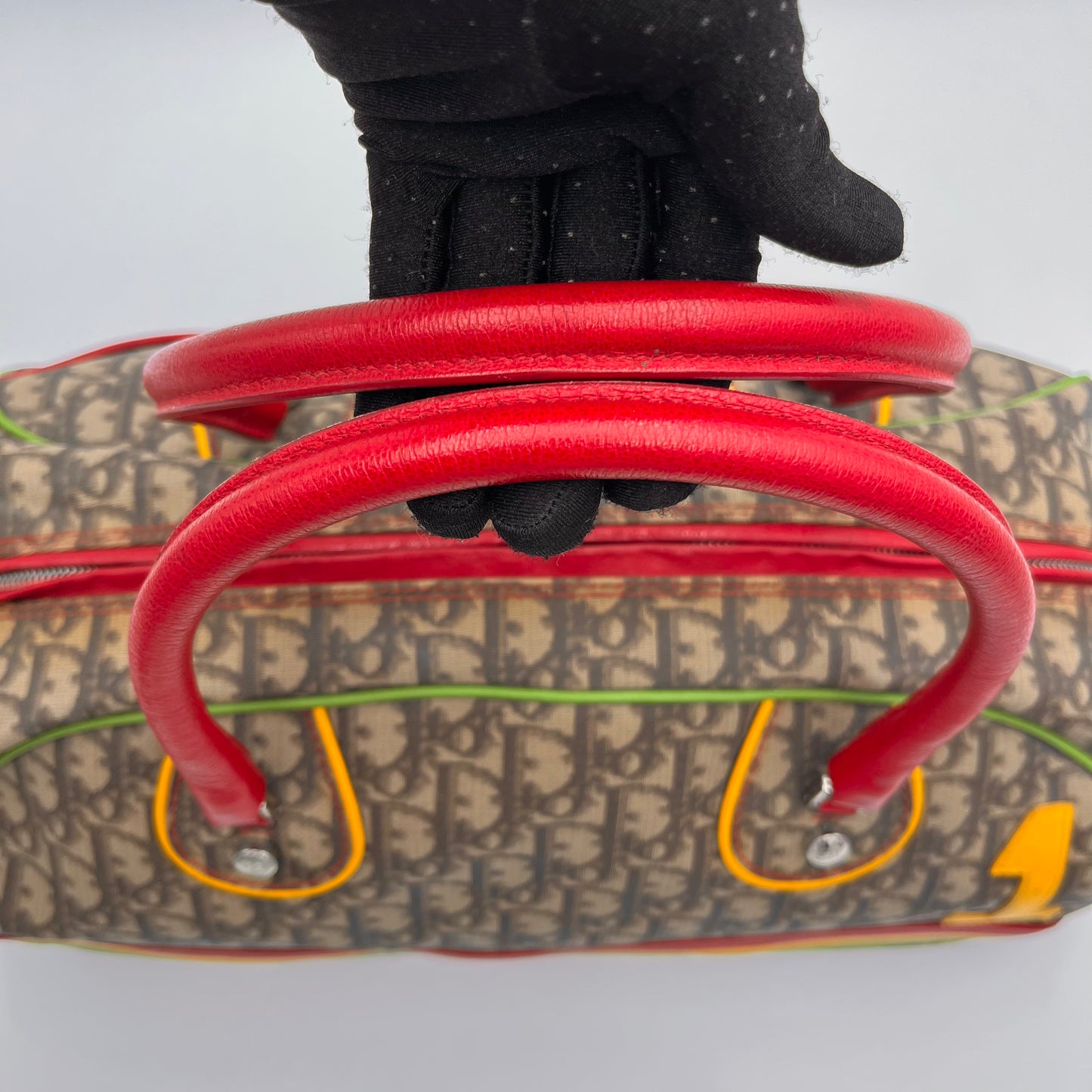 Christian Dior By John Galliano Rasta Bowler Bag