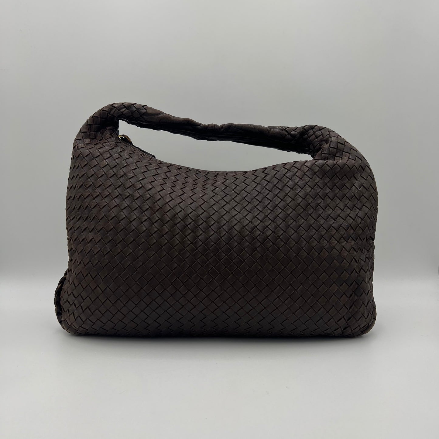 Bottega Veneta Brown Intrecciato Large Hobo Bag