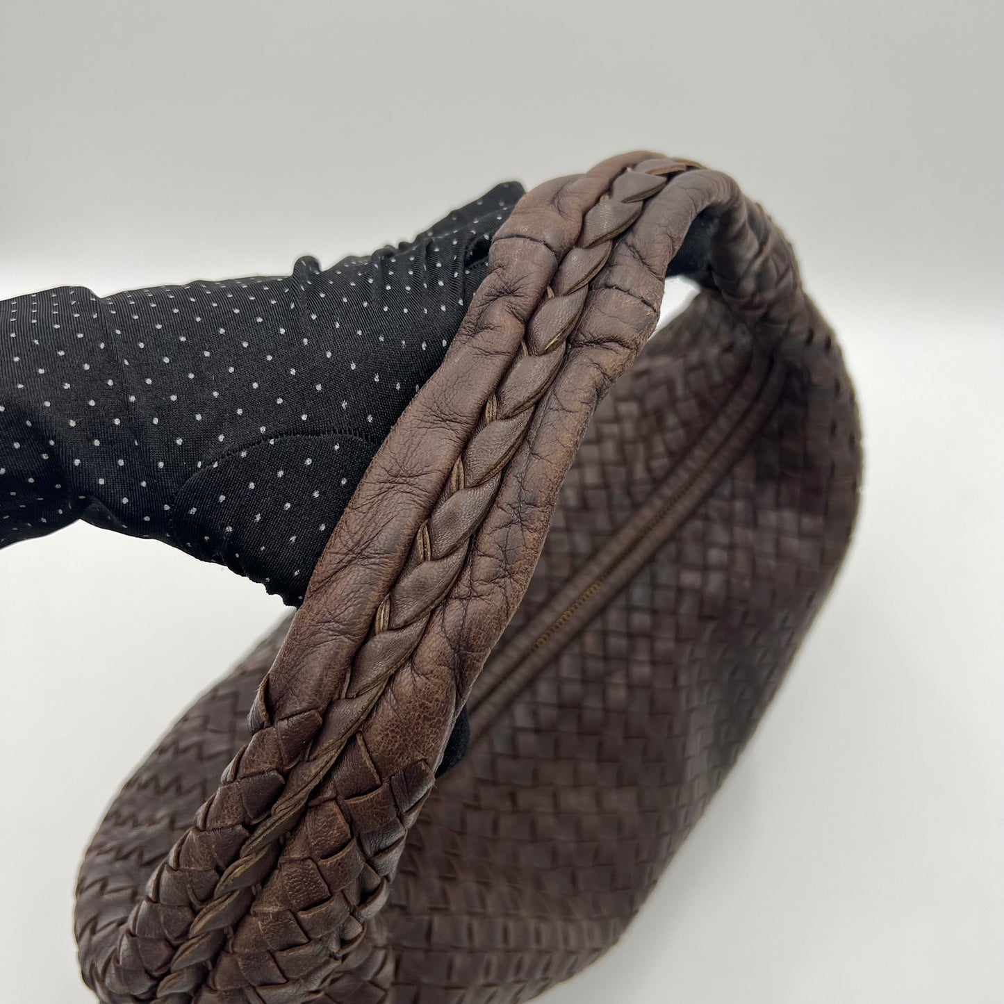 Bottega Veneta Brown Intrecciato Large Hobo Bag
