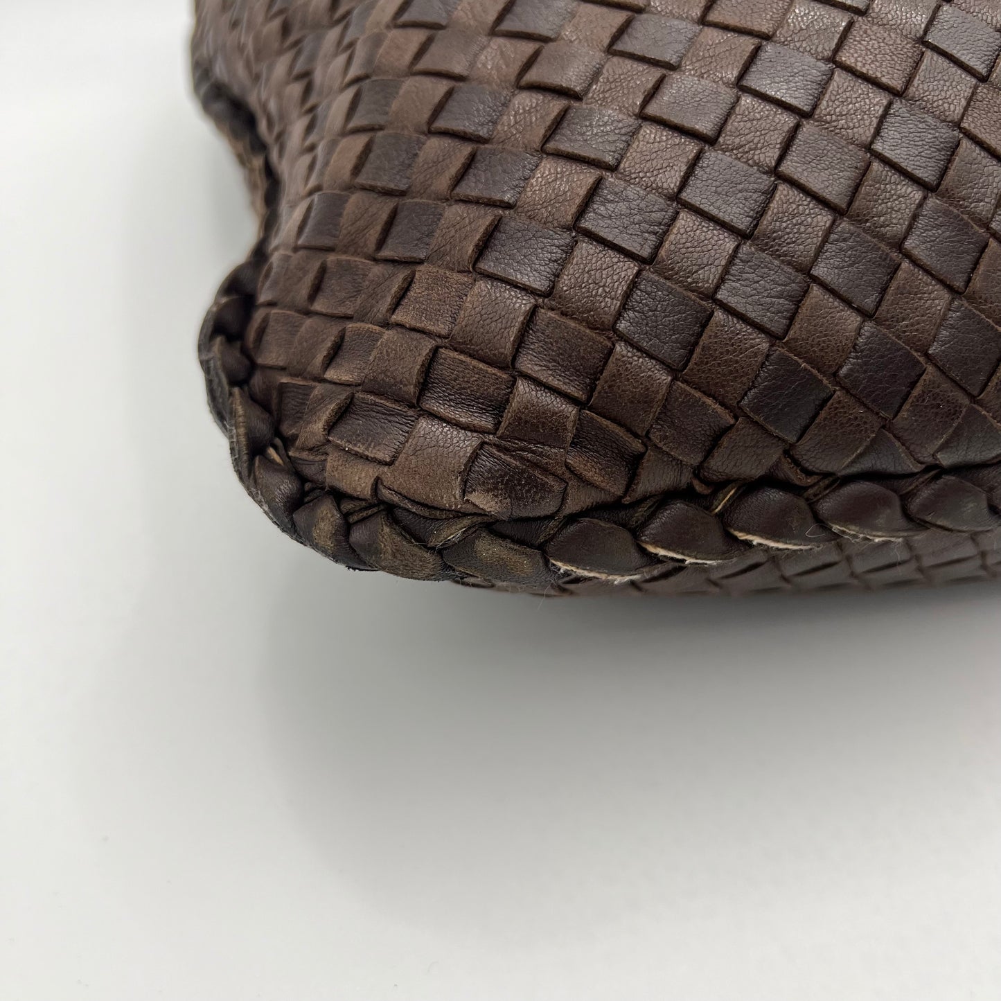 Bottega Veneta Brown Intrecciato Large Hobo Bag