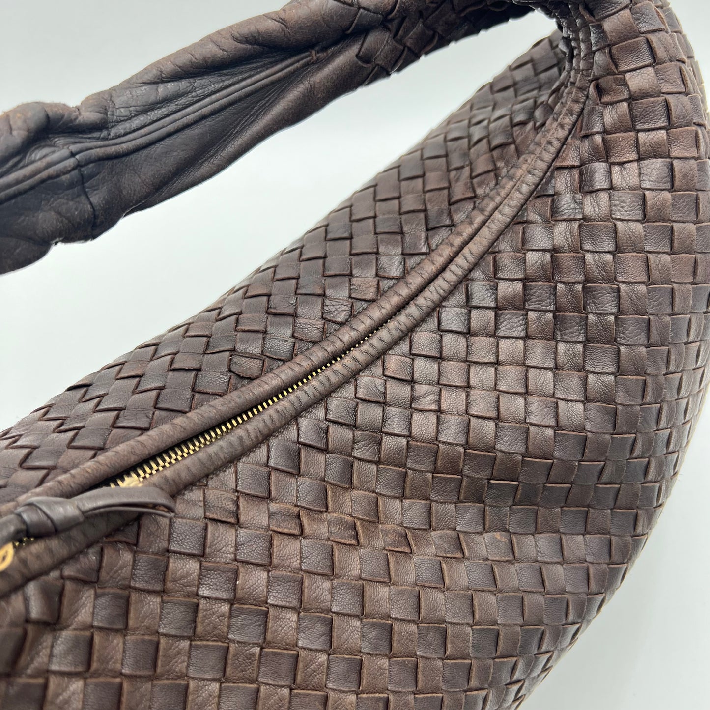 Bottega Veneta Brown Intrecciato Large Hobo Bag
