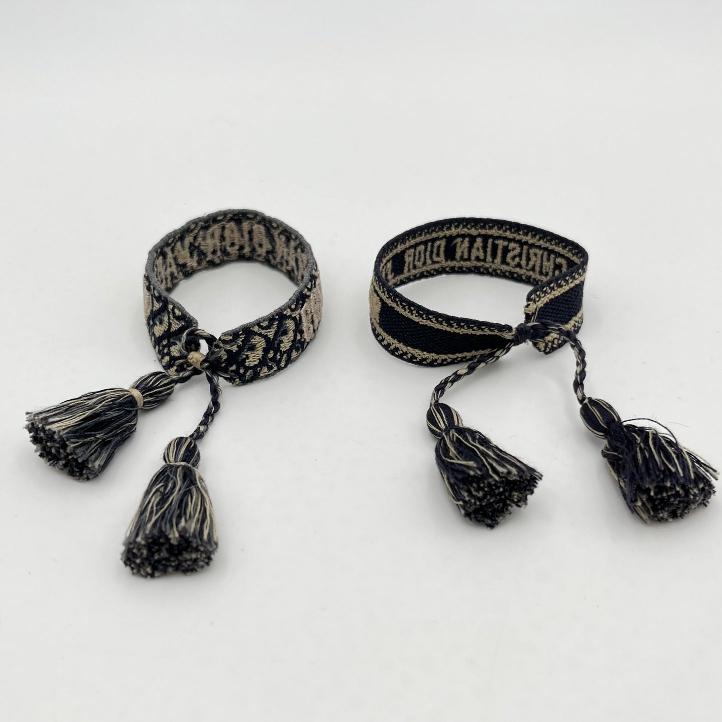 Christian Dior Navy Blue Friendship Bracelet Set