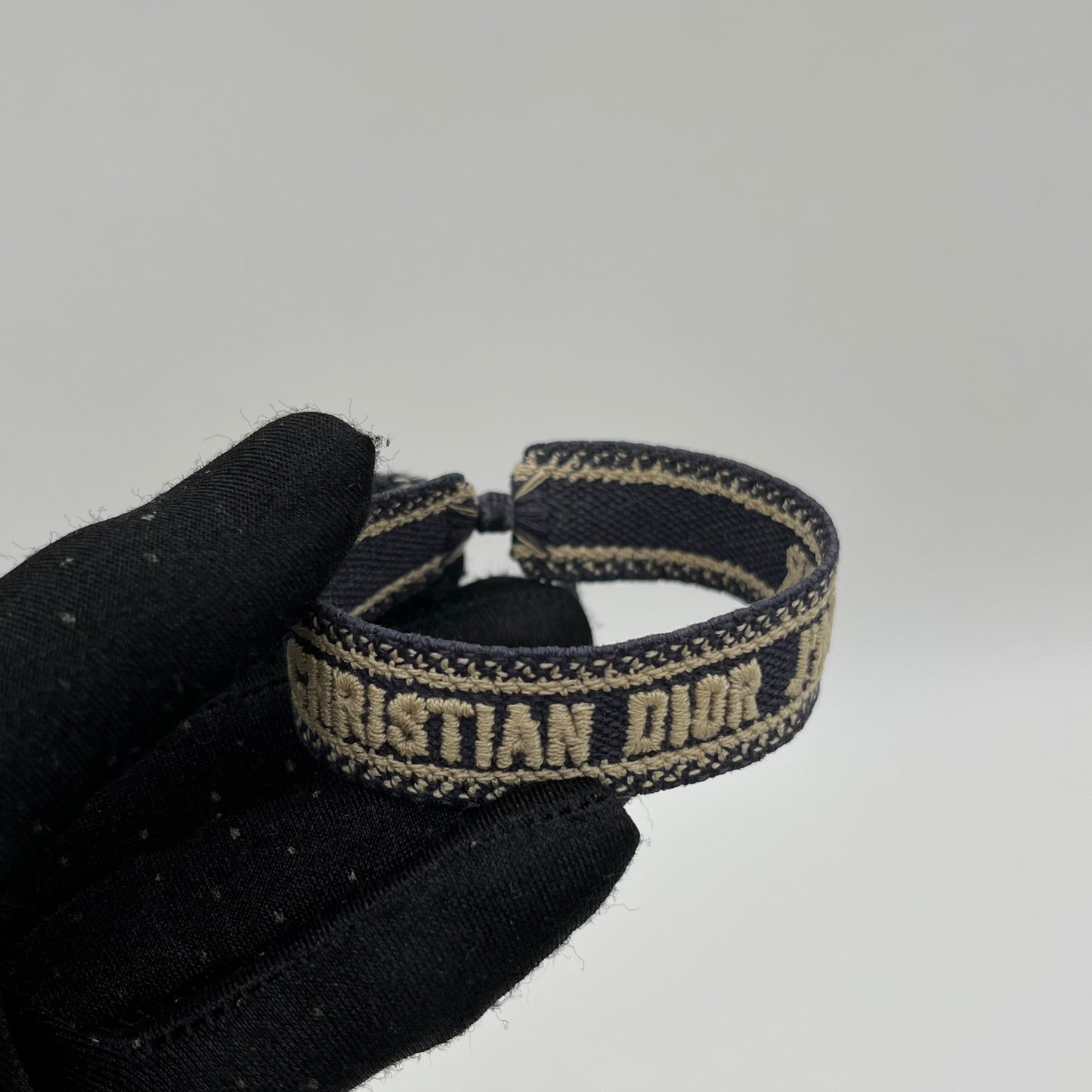Christian Dior Navy Blue Friendship Bracelet Set