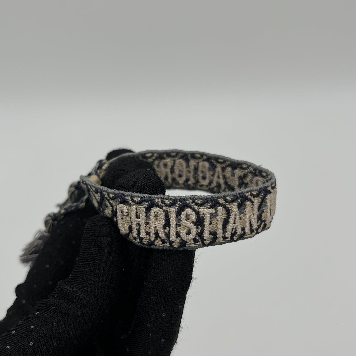 Christian Dior Navy Blue Friendship Bracelet Set
