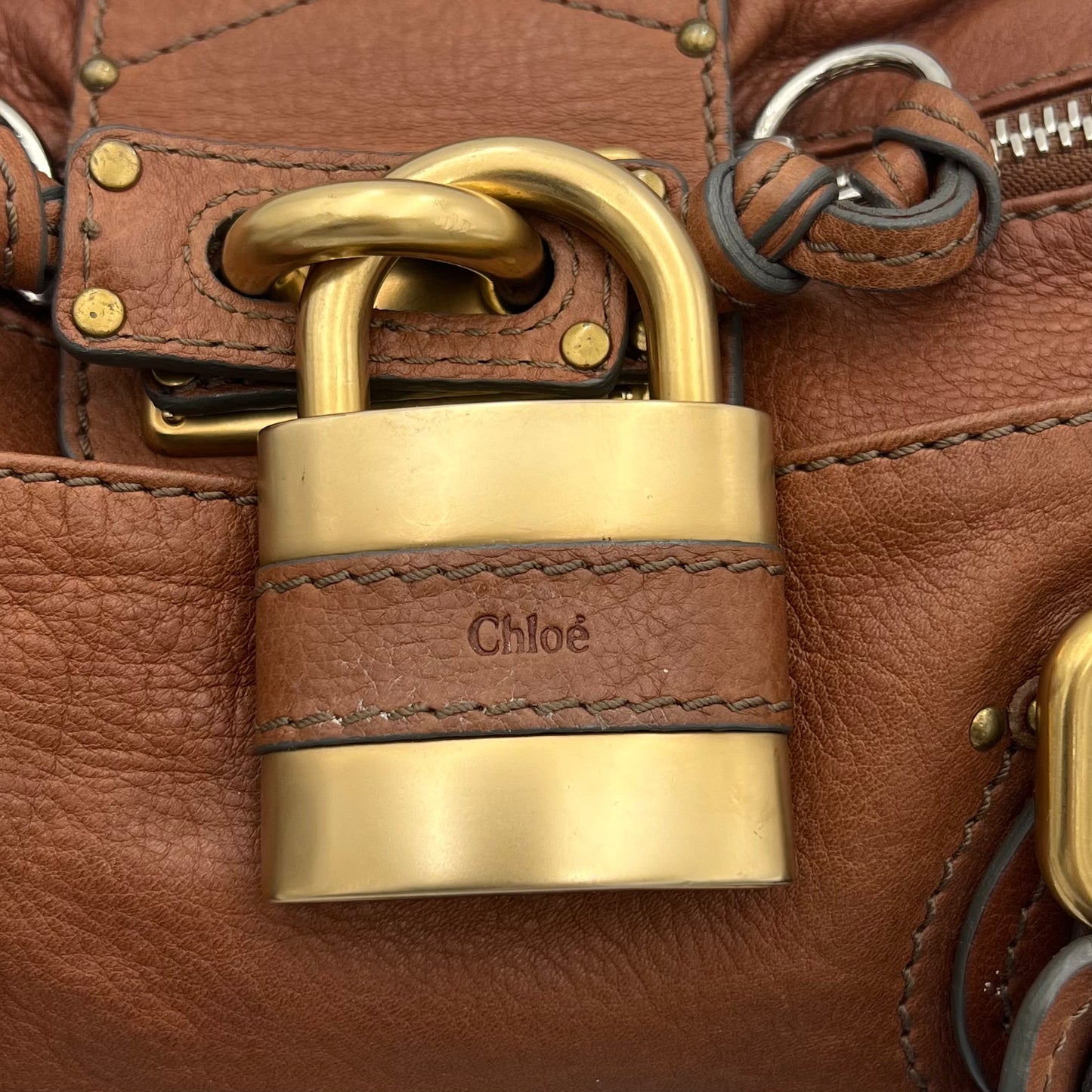 Chloe Brown Leather Paddington