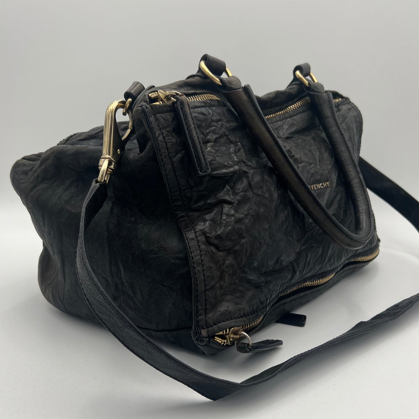 Givenchy Black Sheepskin Large Pandora