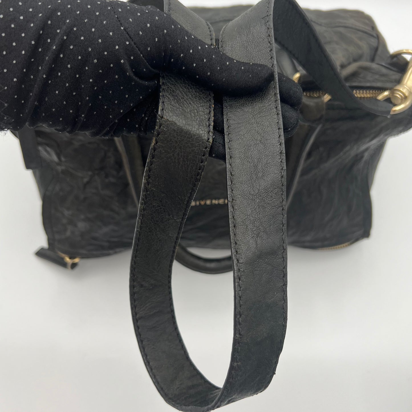 Givenchy Black Sheepskin Large Pandora