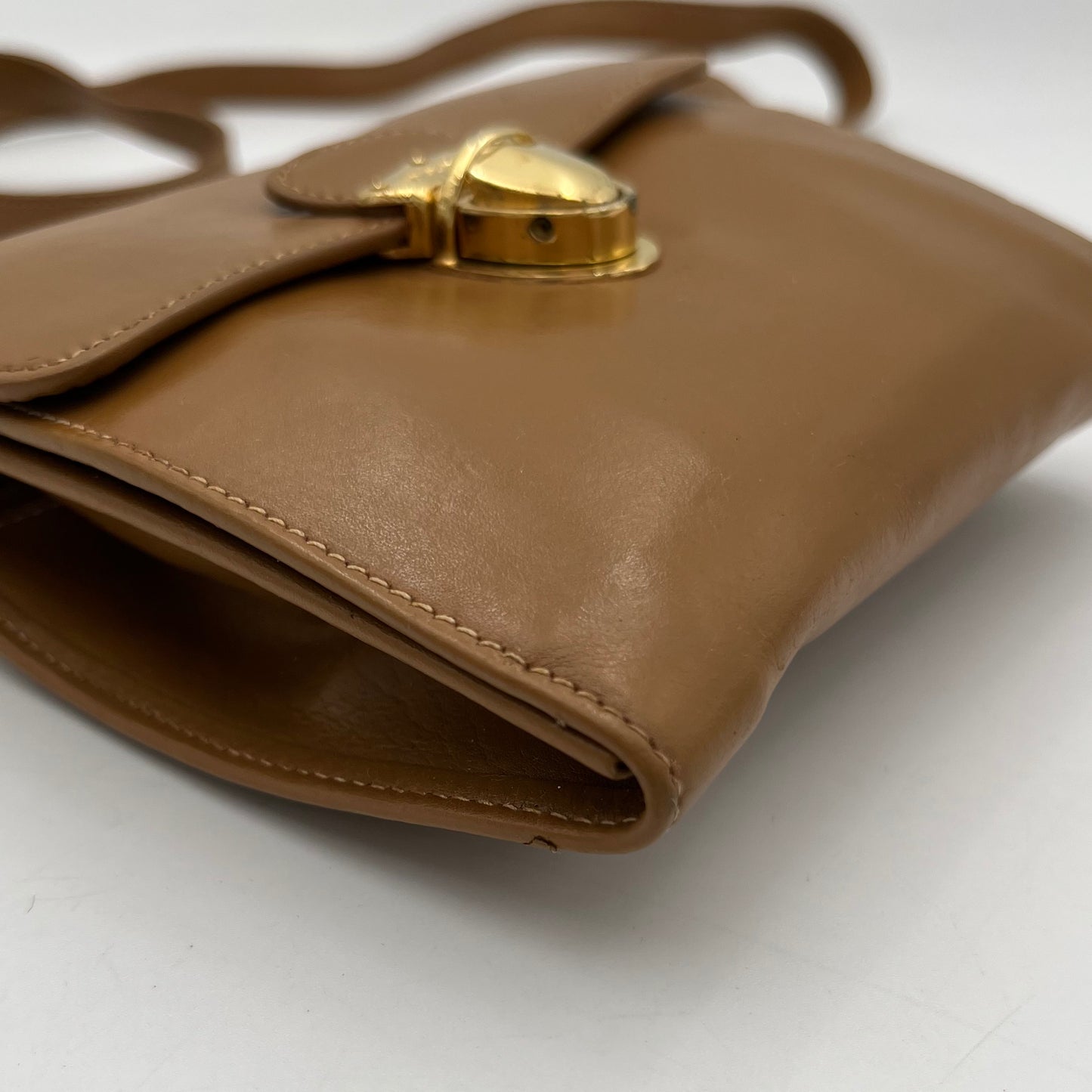 Prada Tan Leather Crossbody