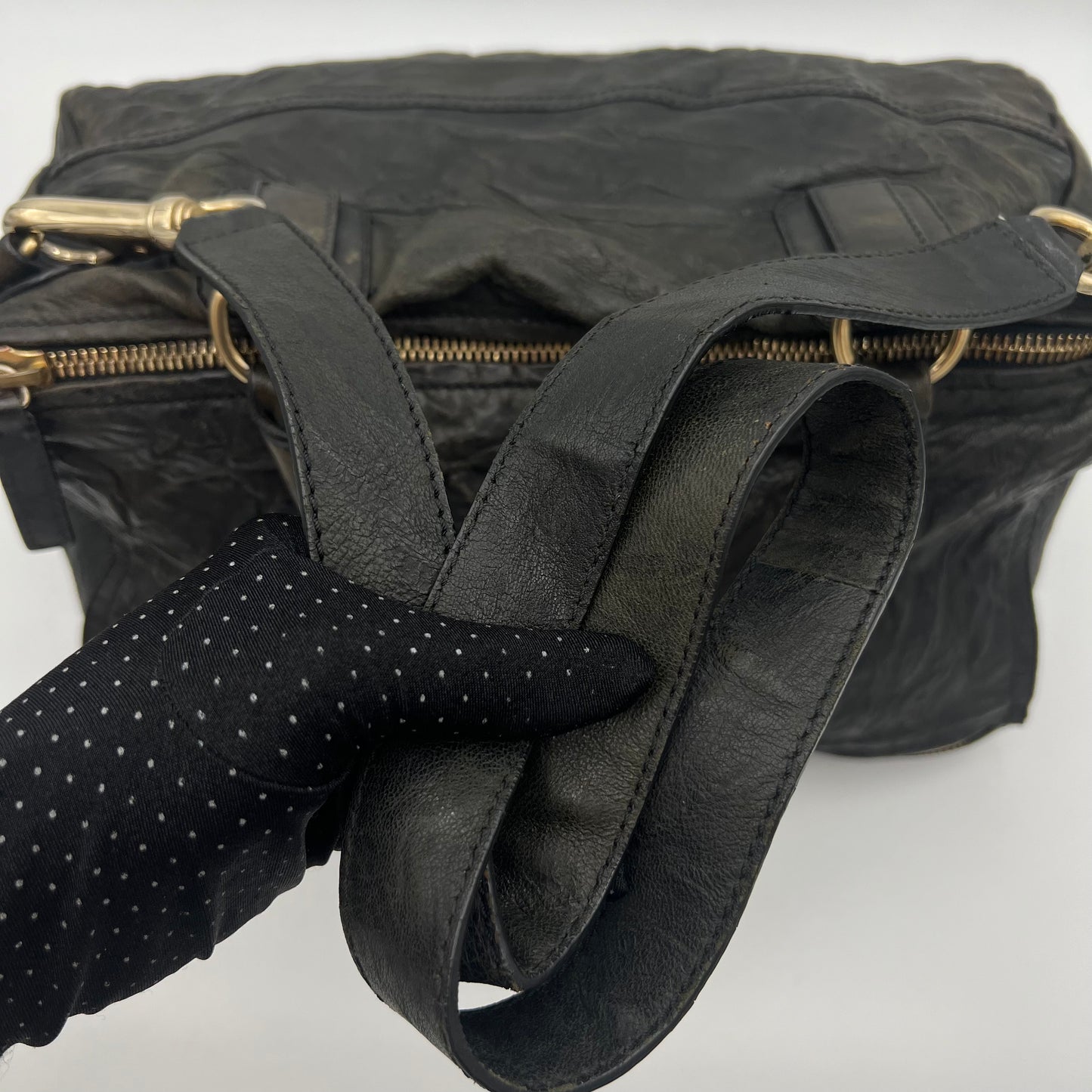 Givenchy Black Sheepskin Large Pandora