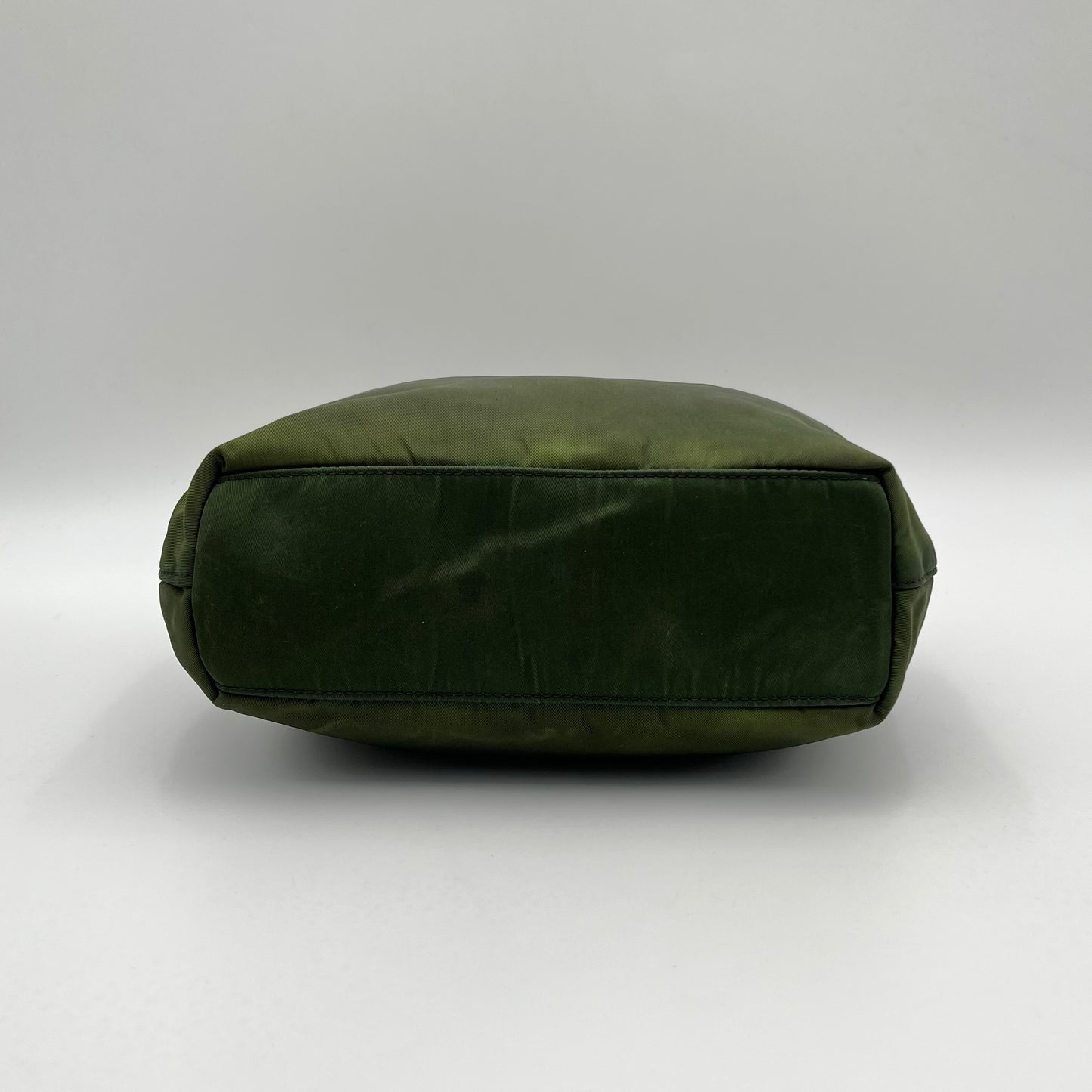 Christian Dior Green Nylon Orange Malice Pearl Handbag
