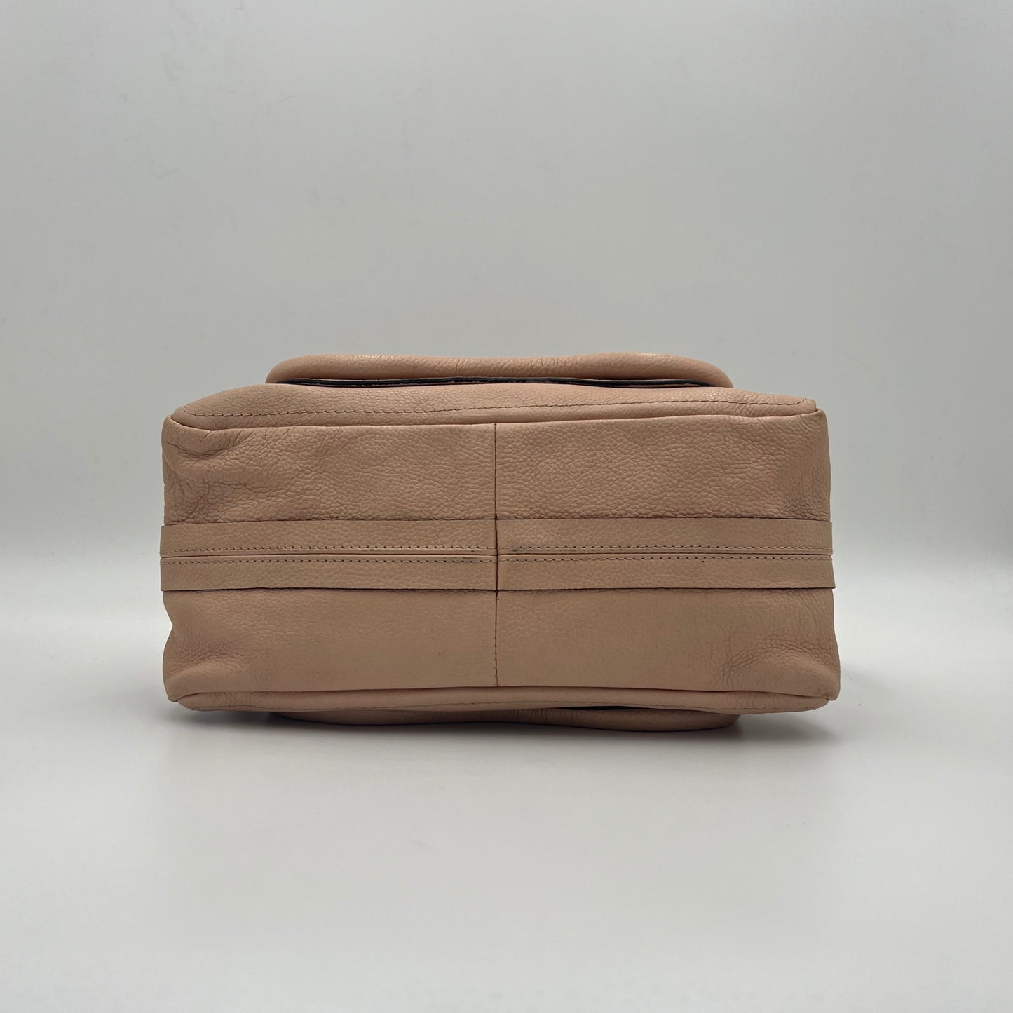 Chloe Beige Pink Leather Small Paraty Two-Way Bag