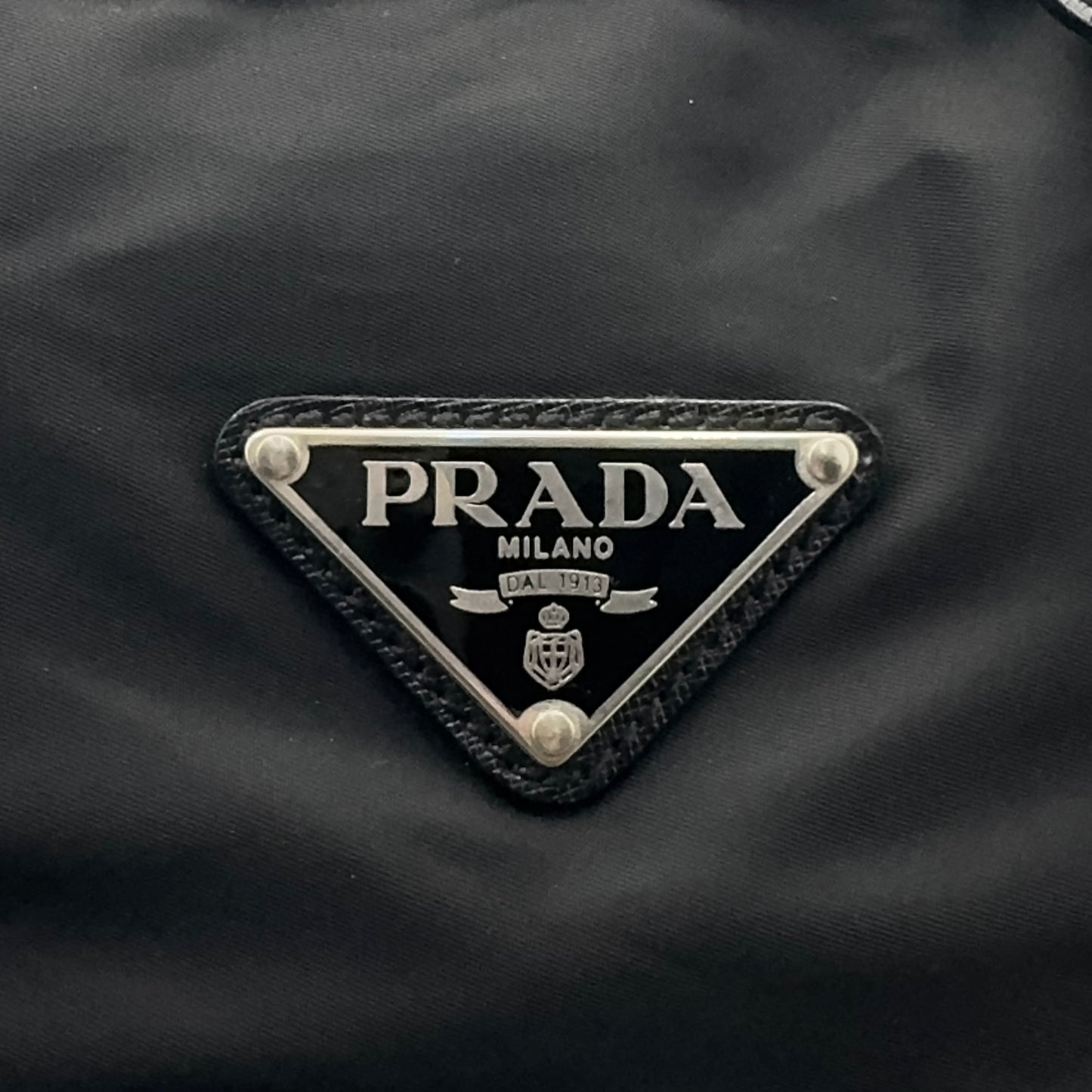 Prada Tessuto and Leather Duffle Bag