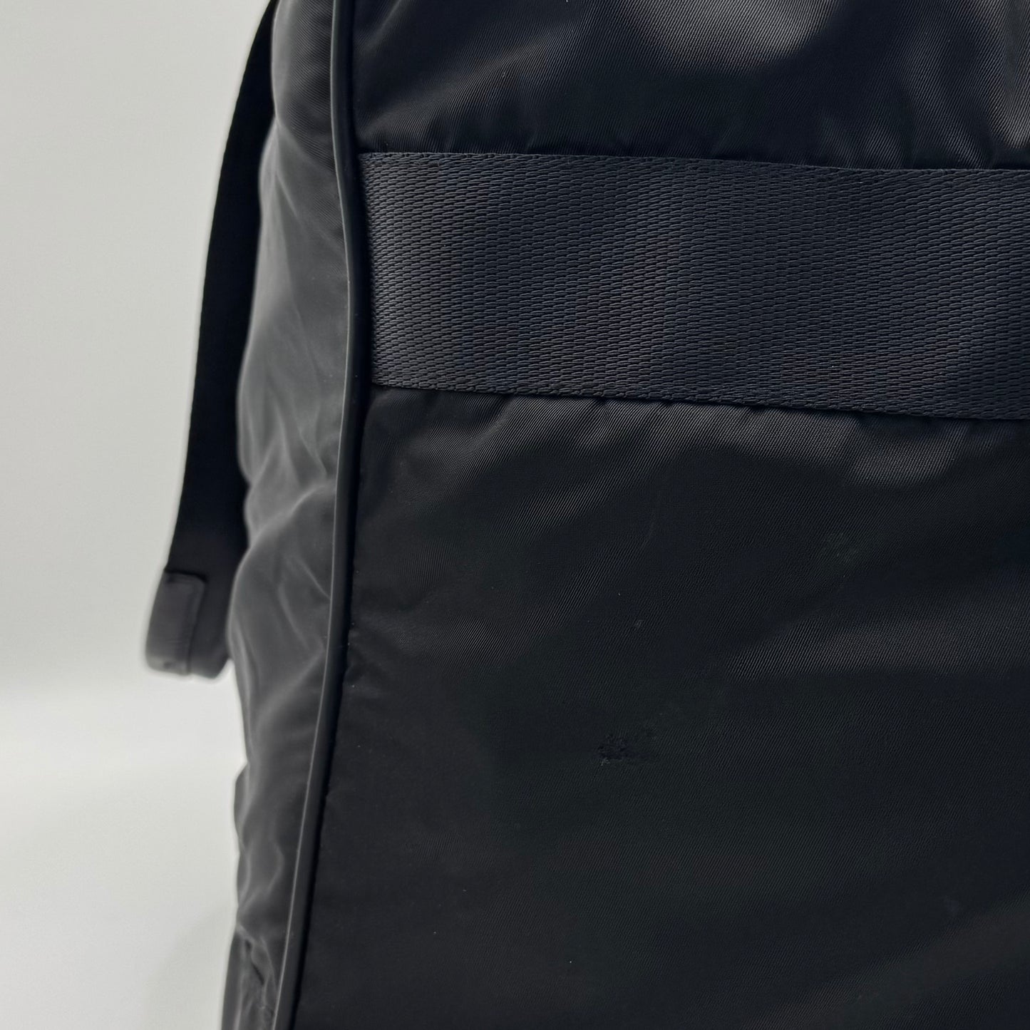 Prada Tessuto and Leather Duffle Bag
