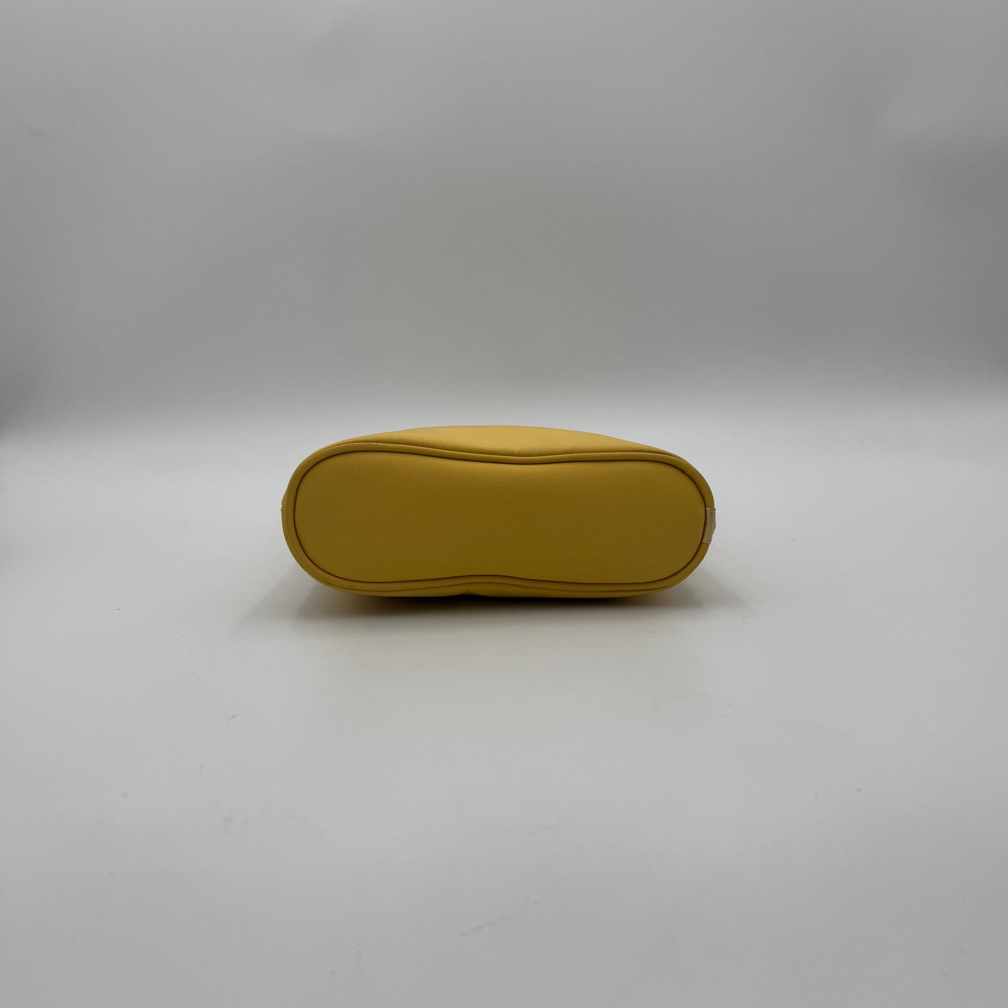 Celine Paris Yellow Nylon Round Handle Mini Tote Bag
