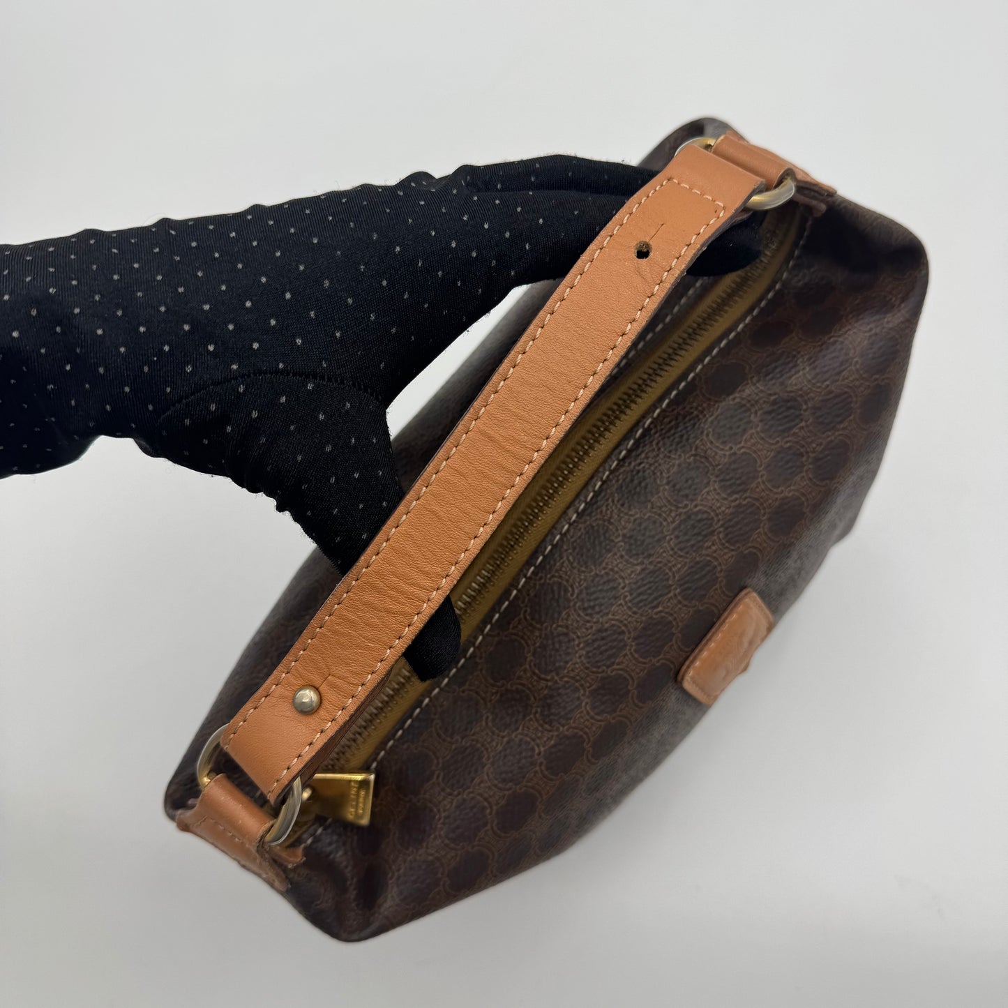 Celine Paris Macadam Boat Handbag