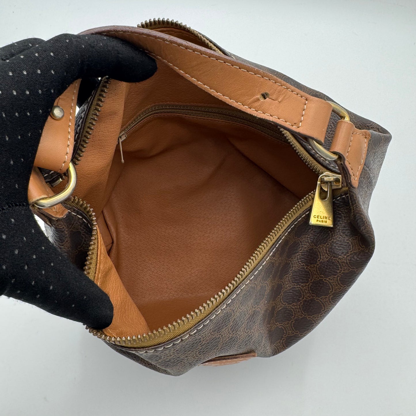 Celine Paris Macadam Boat Handbag