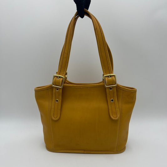 Coach Yellow Leather 9085 Hobo Tote Shoulder Bag