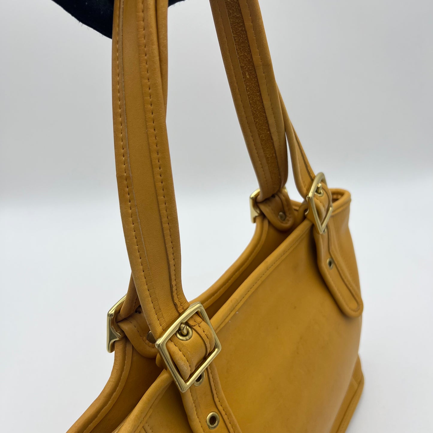 Coach Yellow Leather 9085 Hobo Tote Shoulder Bag