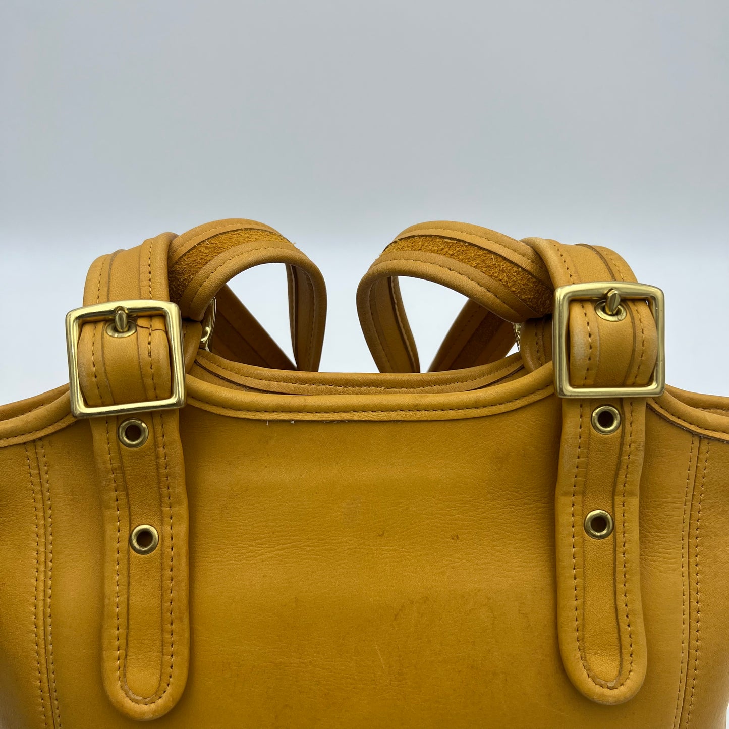 Coach Yellow Leather 9085 Hobo Tote Shoulder Bag