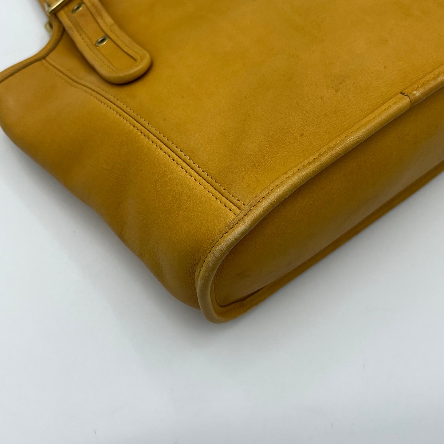 Coach Yellow Leather 9085 Hobo Tote Shoulder Bag