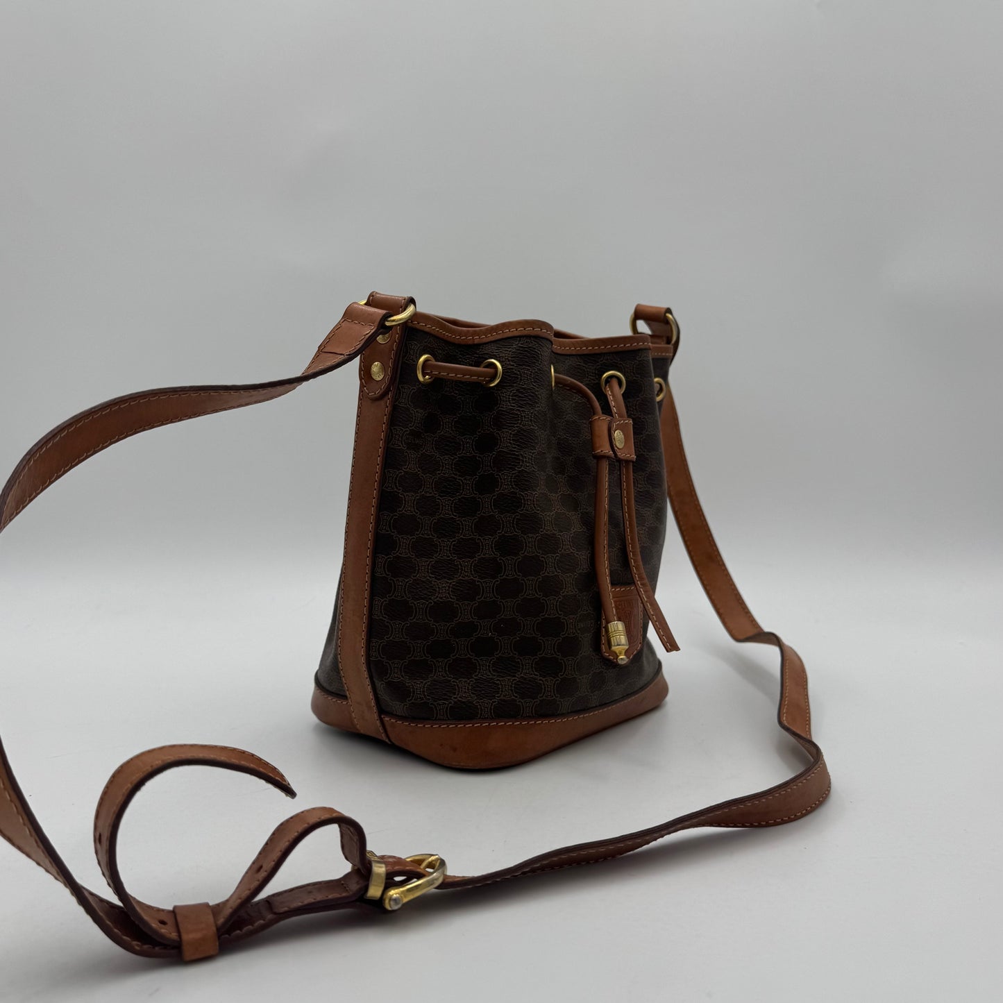Celine Paris Macadam Mini Bucket Crossbody