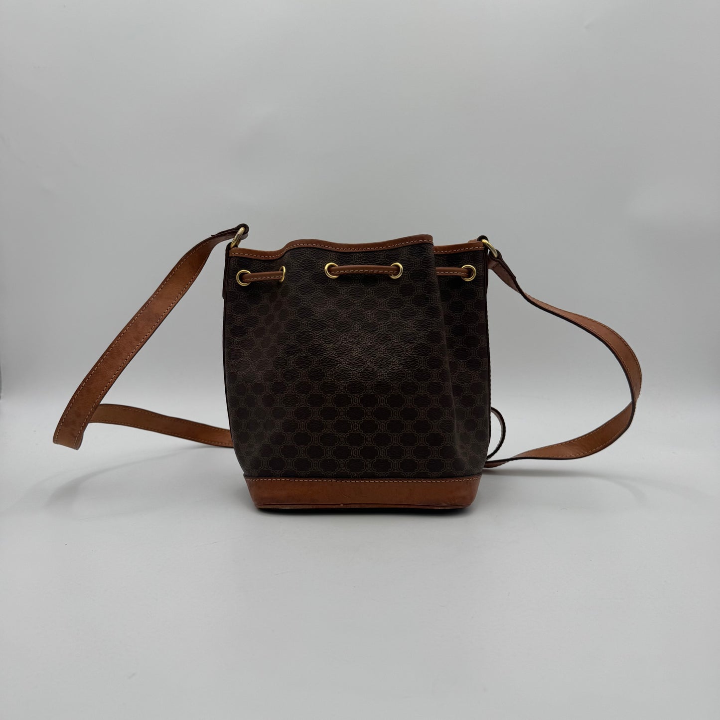 Celine Paris Macadam Mini Bucket Crossbody