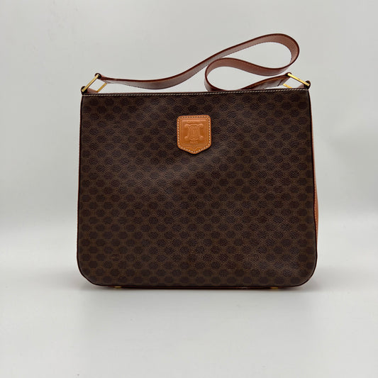 Celine Paris Macadam Hobo Shoulder Bag