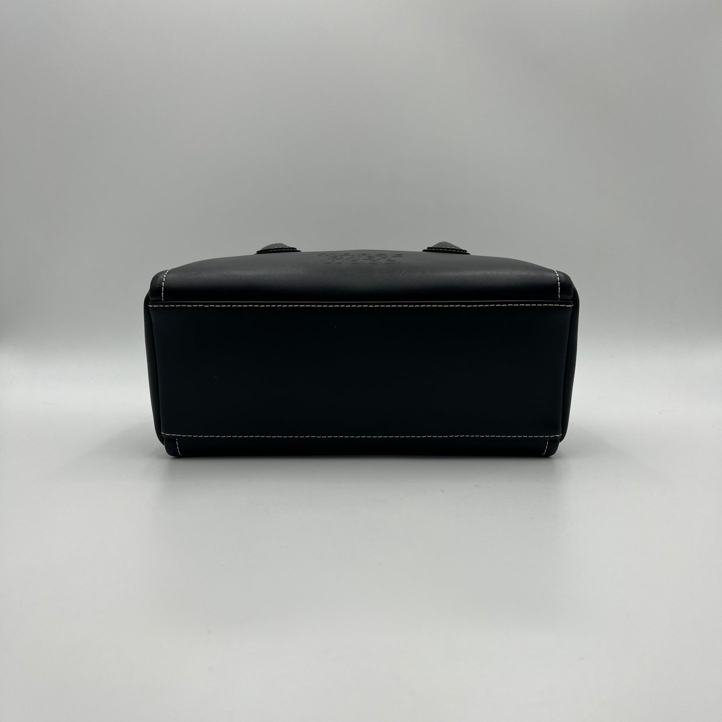 Marge Sherwood Black Leather Soft Boston Bag
