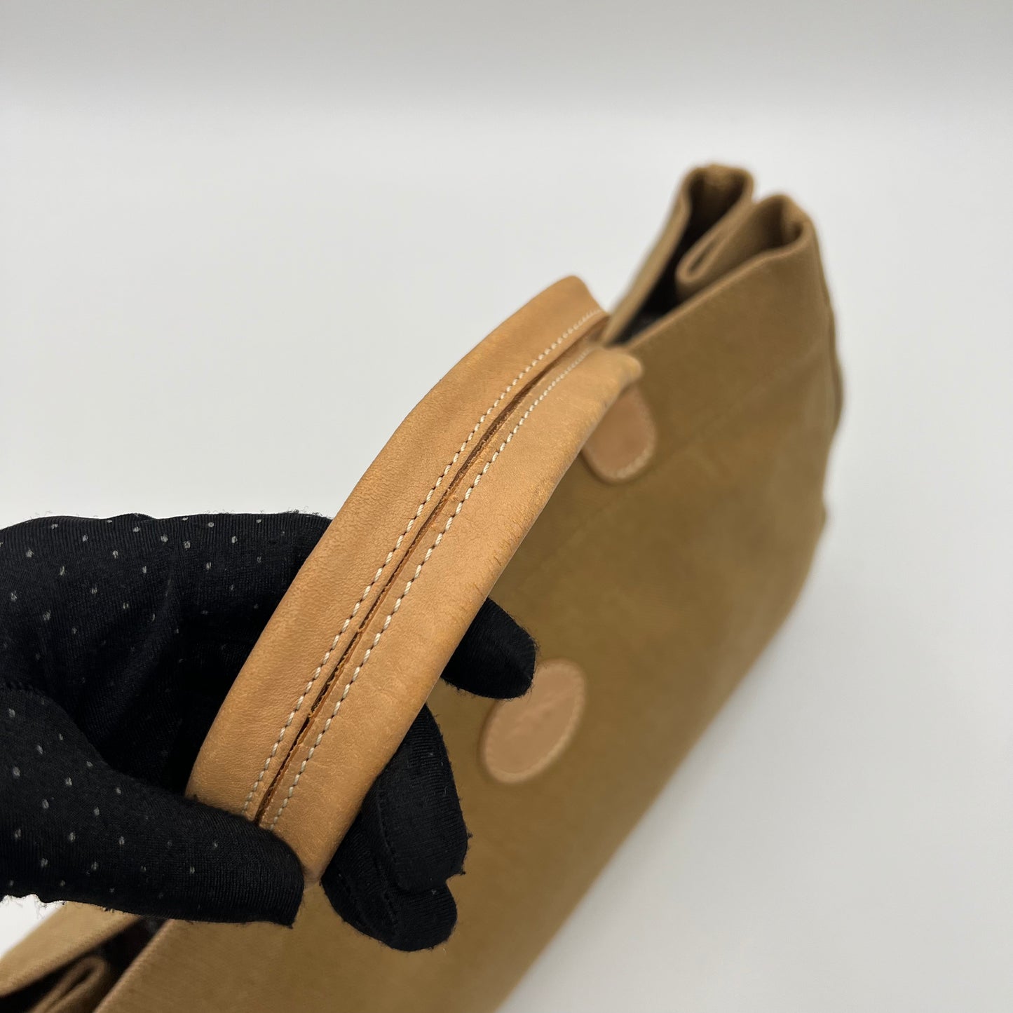 Longchamp ANA Beige Canvas Tote