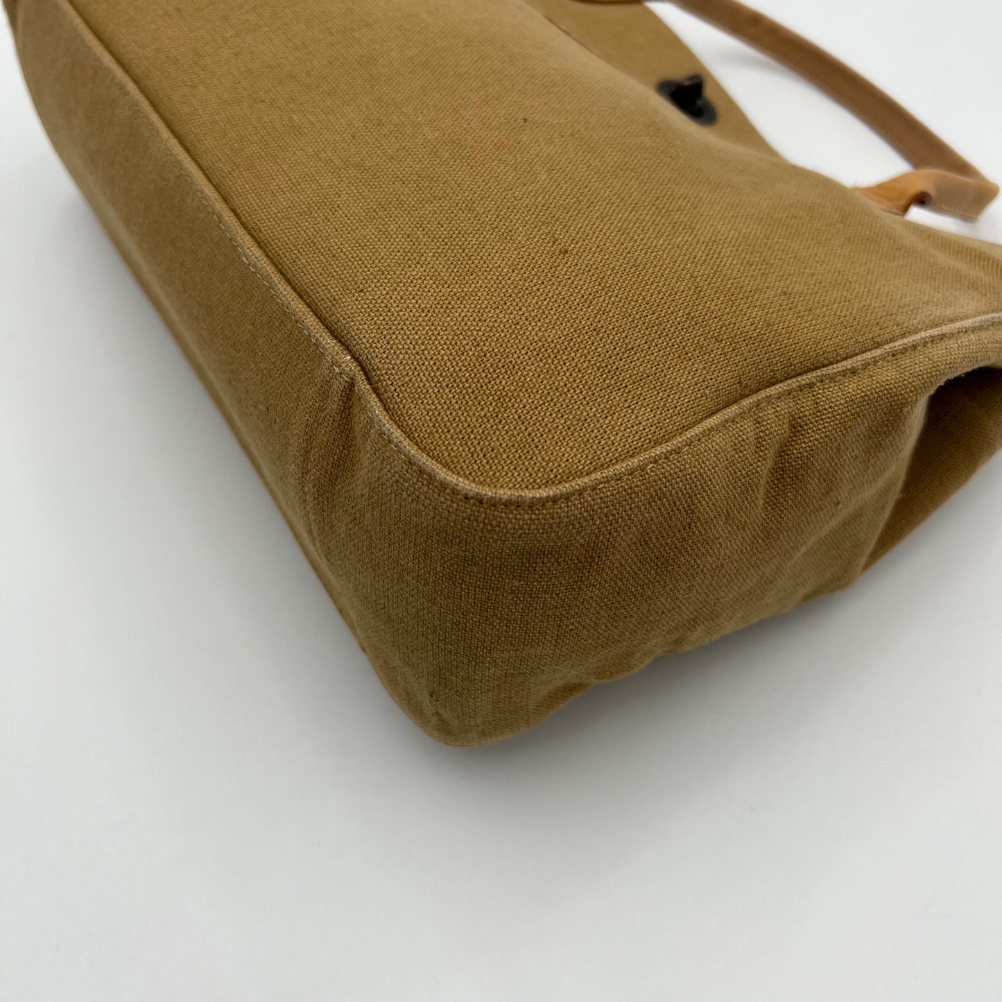 Longchamp ANA Beige Canvas Tote