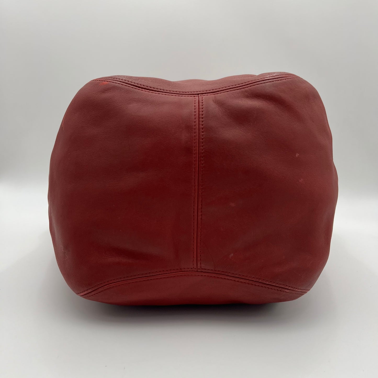Coach Cherry Red Leather Soho XL Duffle Tote