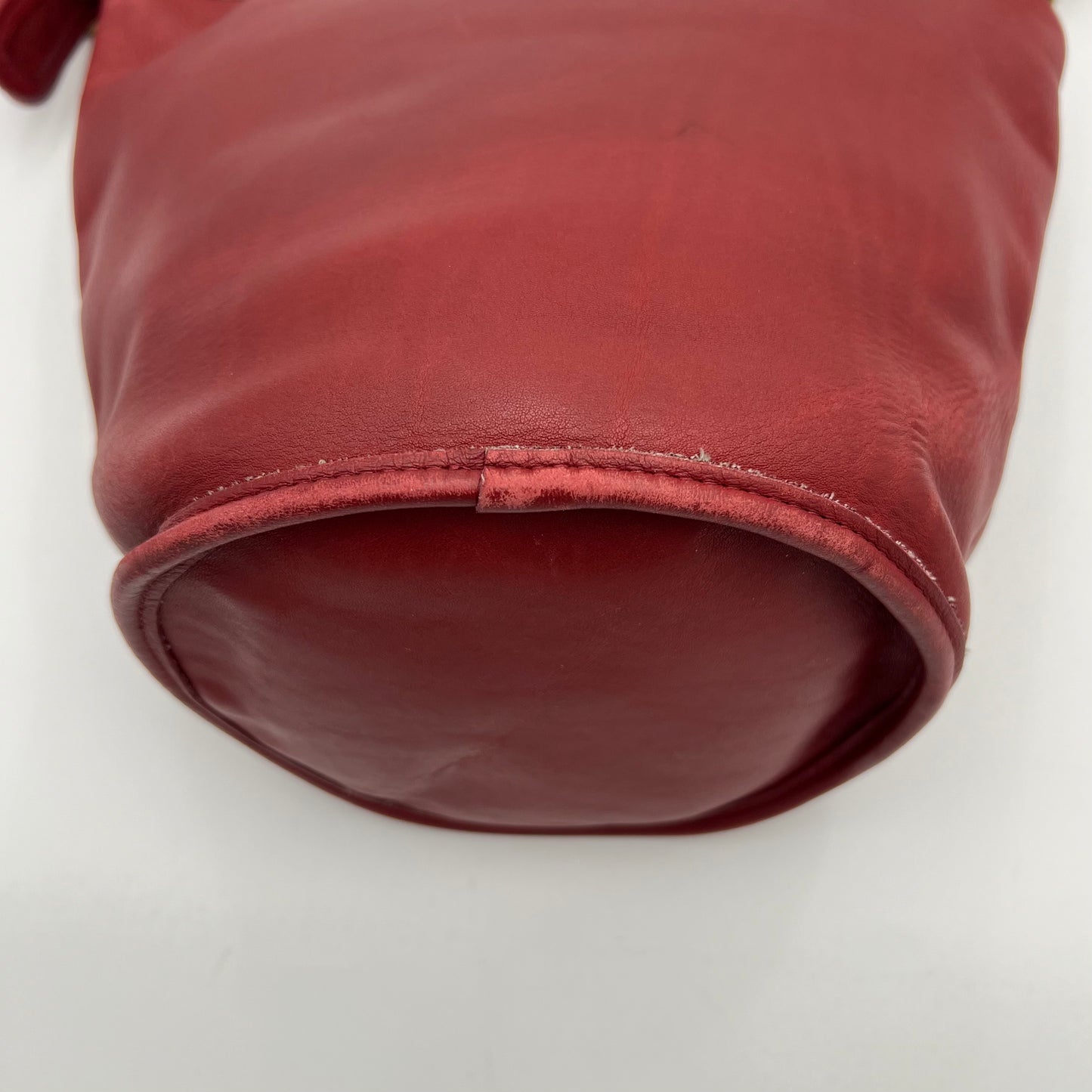 Coach Cherry Red Leather Duffle Sac