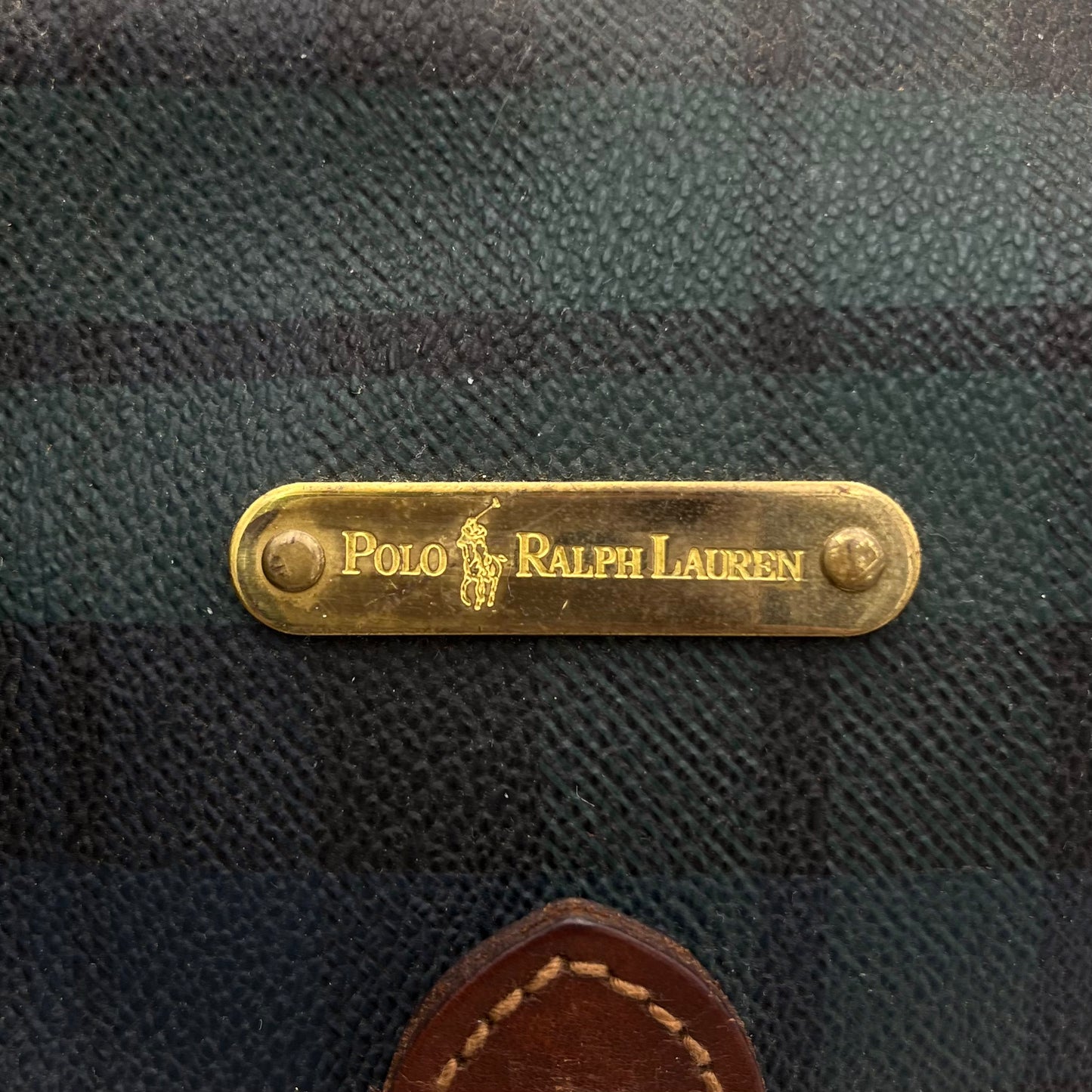 Polo Ralph Lauren Vintage Plaid Crossbody