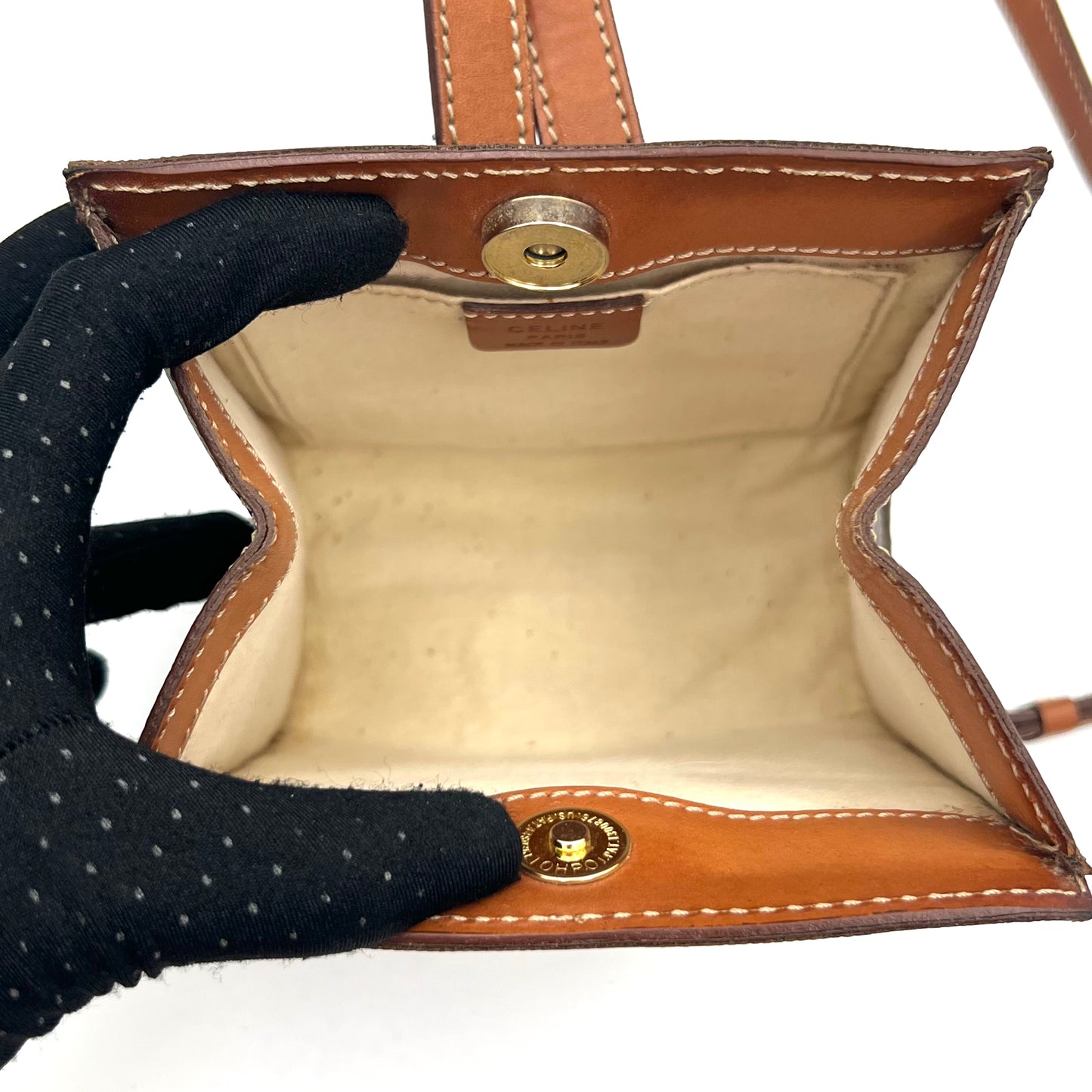 Celine Paris Macadam Stripes Mini Backpack