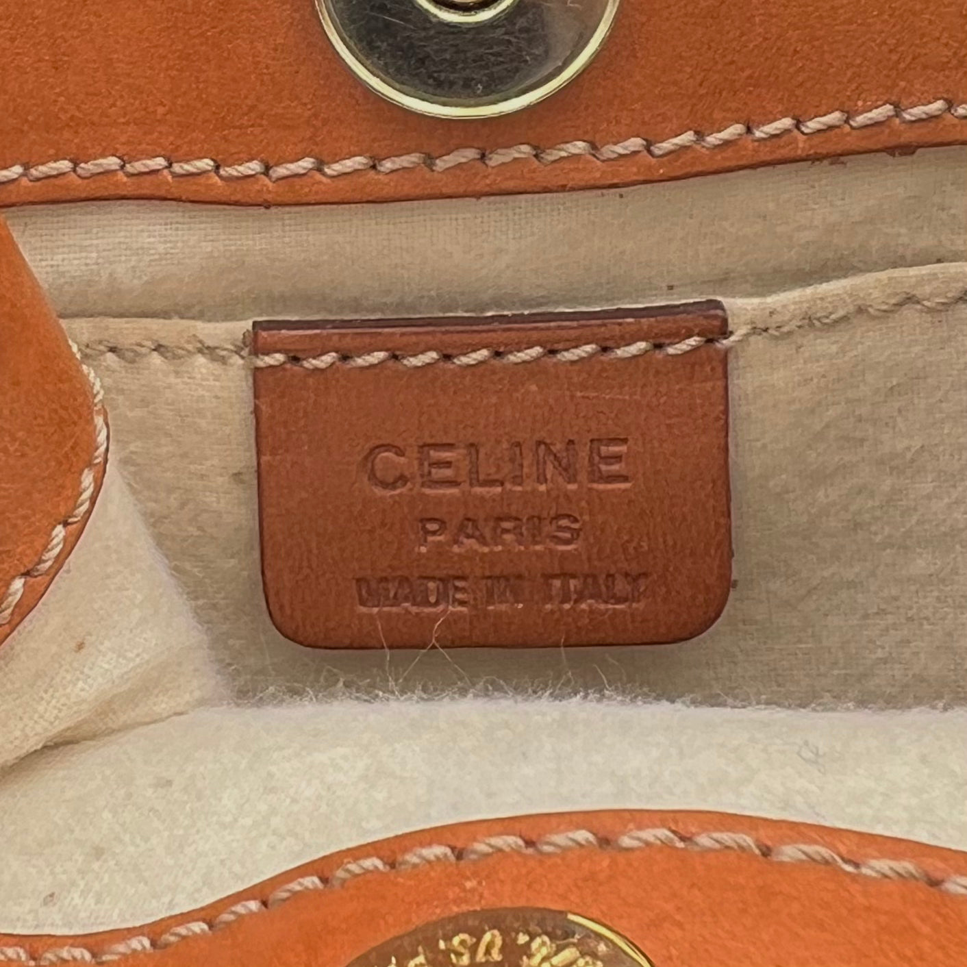 Celine Paris Macadam Stripes Mini Backpack