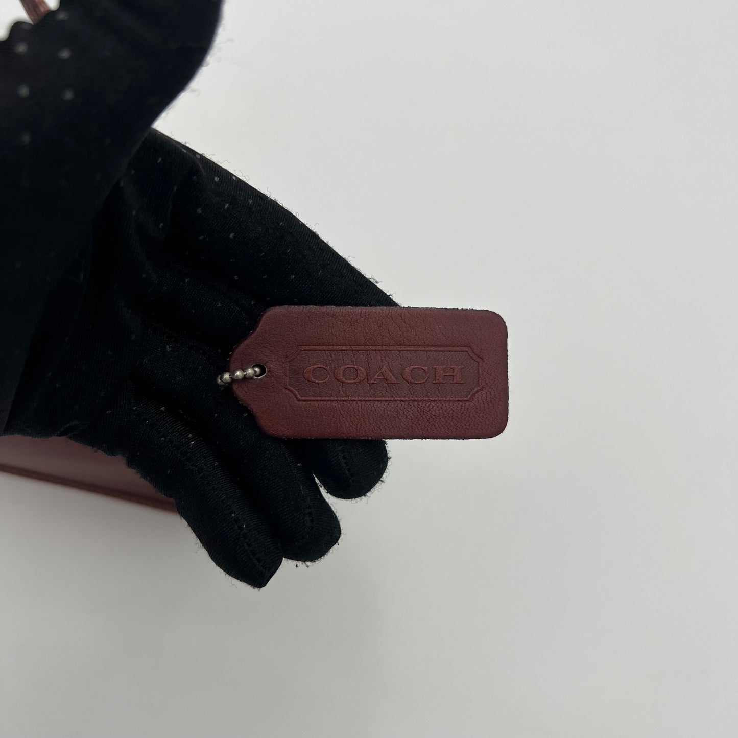 Coach Burgundy Leather 9311 Pochette
