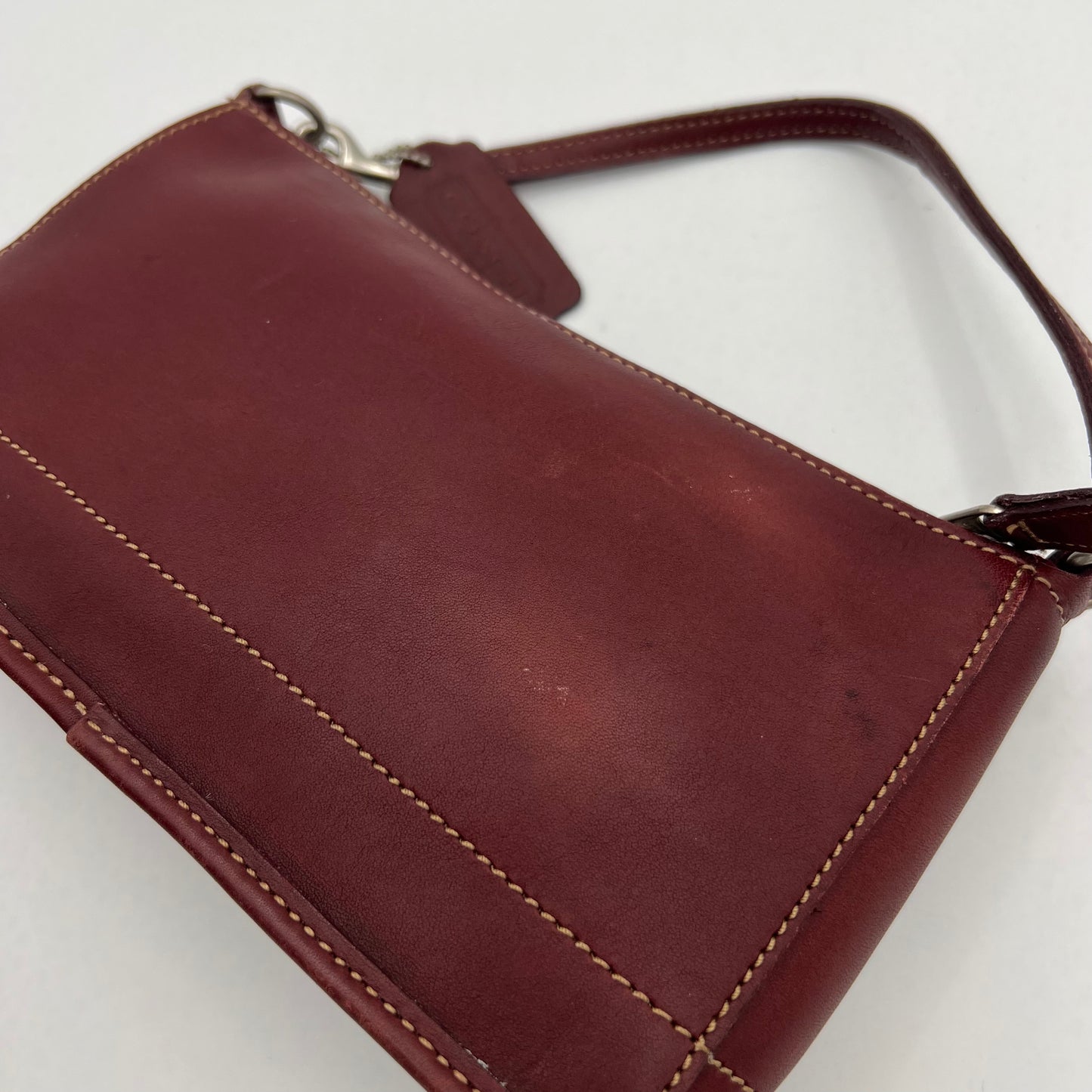 Coach Burgundy Leather 9311 Pochette