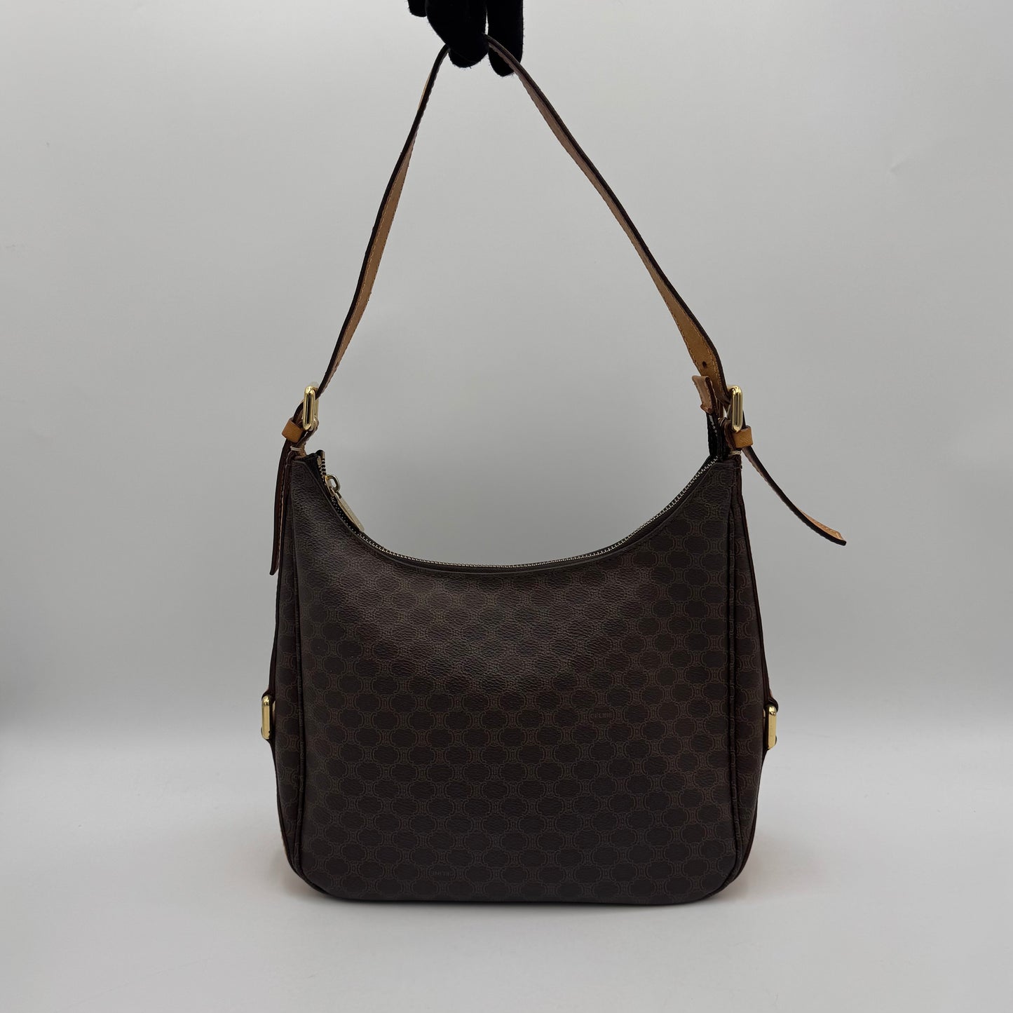 Celine Paris Macadam Hobo Shoulder Bag