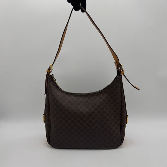 Celine Paris Macadam Hobo Shoulder Bag