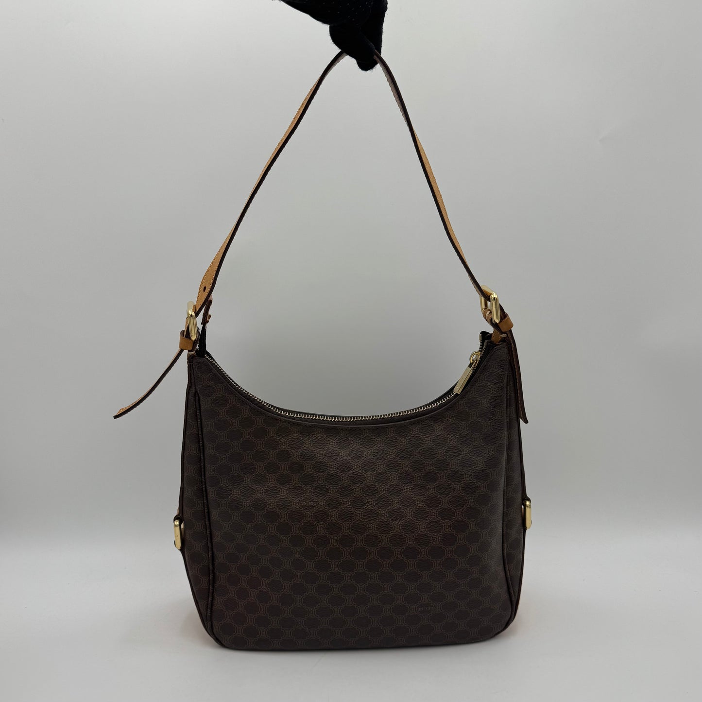 Celine Paris Macadam Hobo Shoulder Bag