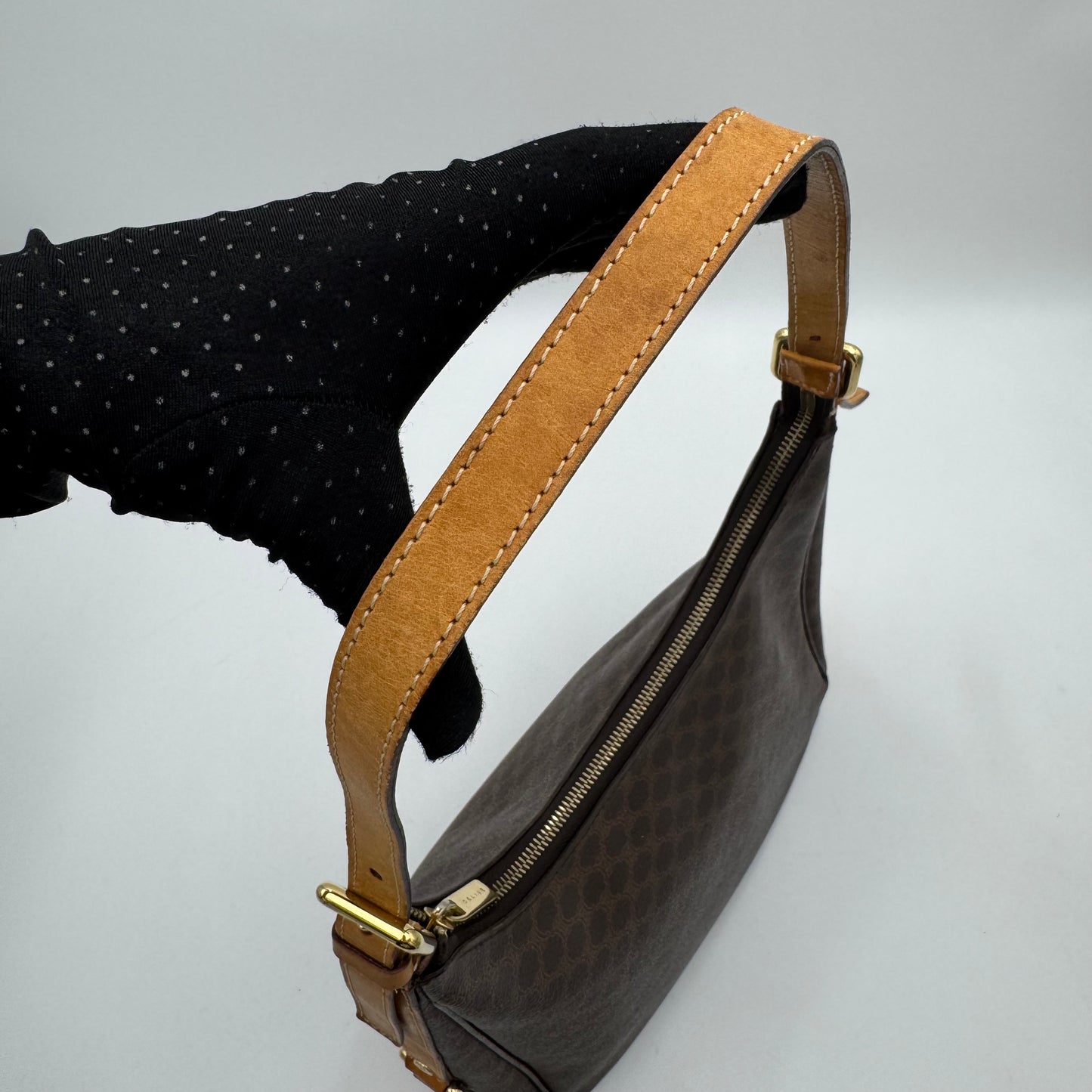 Celine Paris Macadam Hobo Shoulder Bag