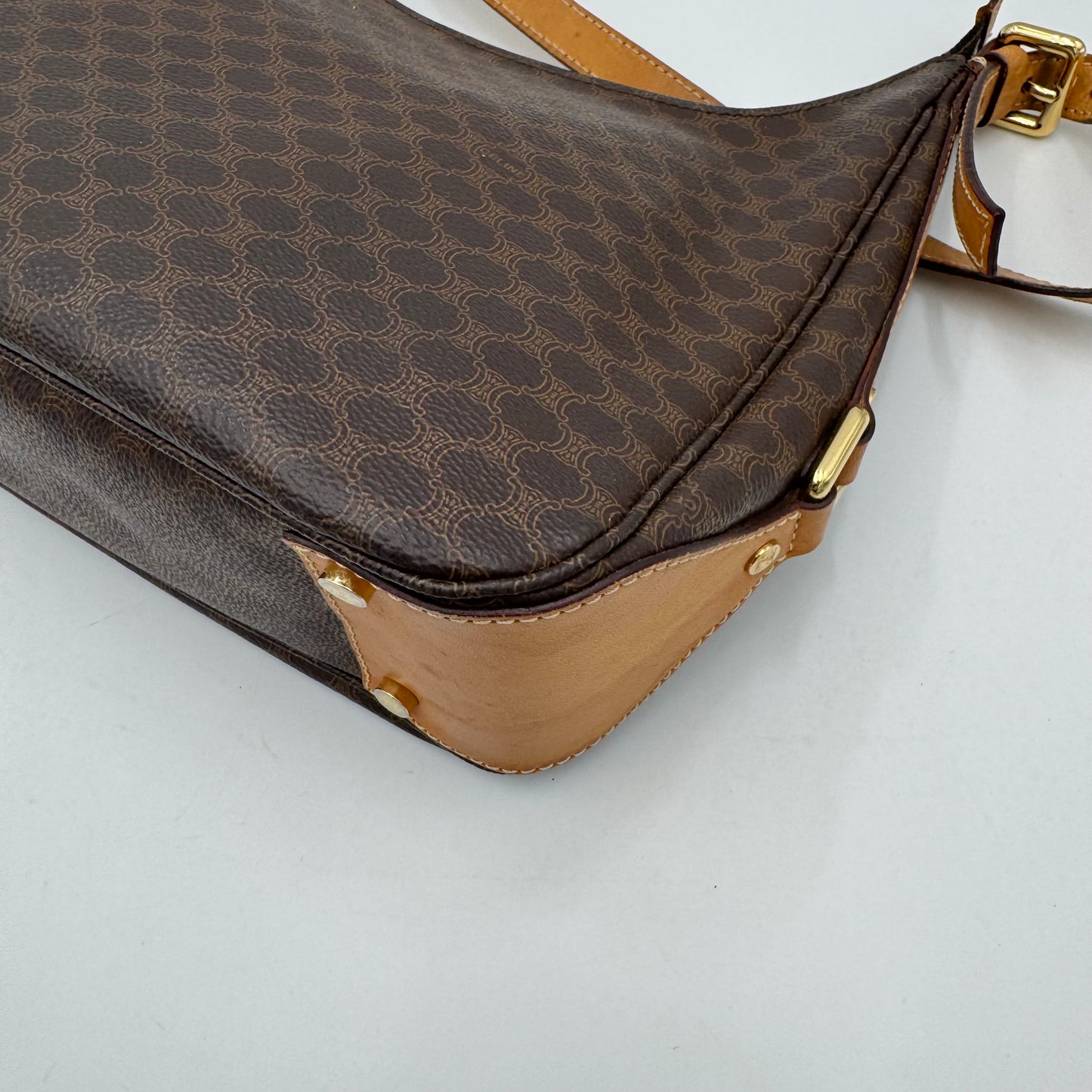 Celine Paris Macadam Hobo Shoulder Bag