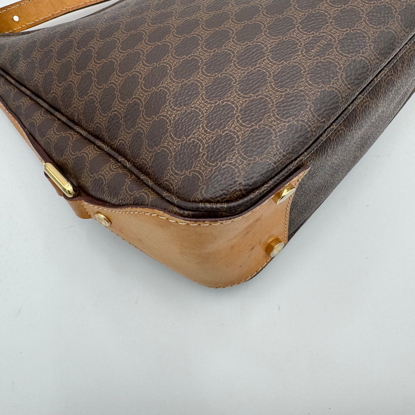 Celine Paris Macadam Hobo Shoulder Bag