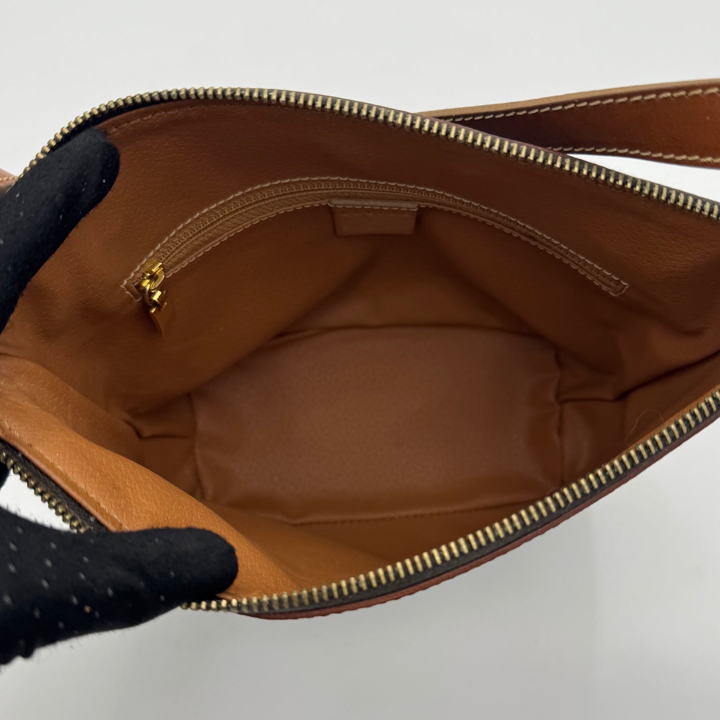 Celine Paris Macadam Logo Boat Shoulder Bag